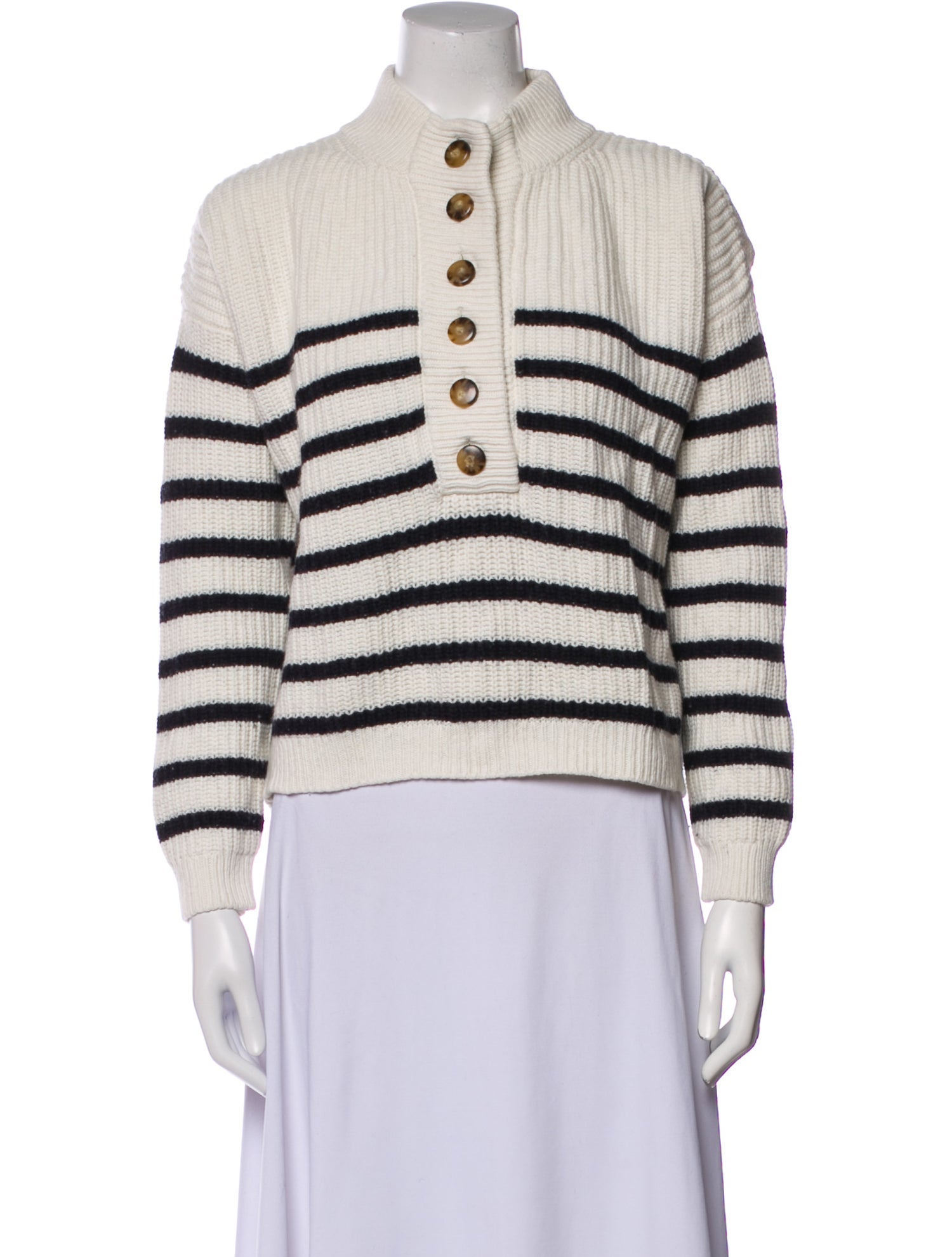 Sézane Wool Striped Sweater
