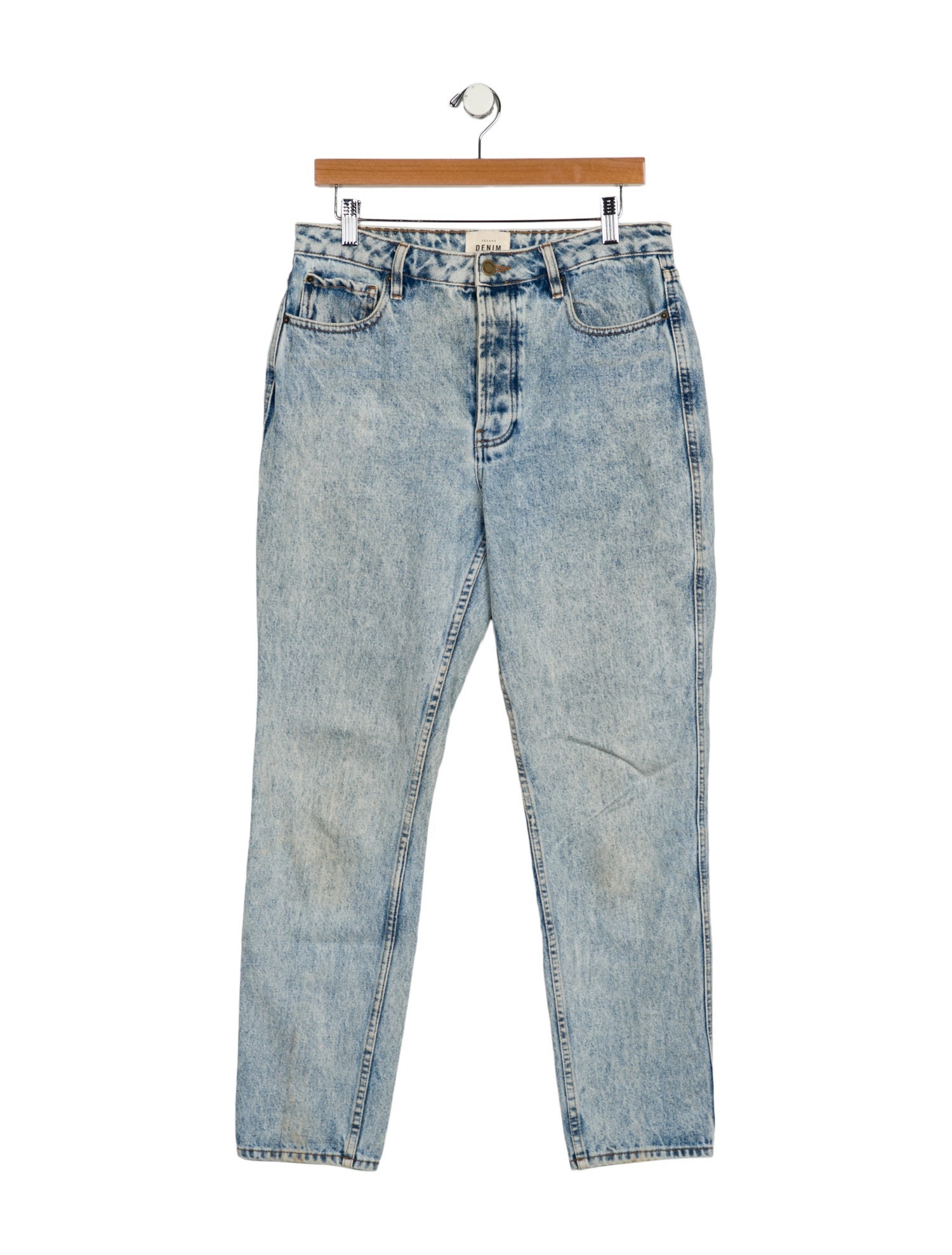 Sézane High-Rise Straight Leg Jeans