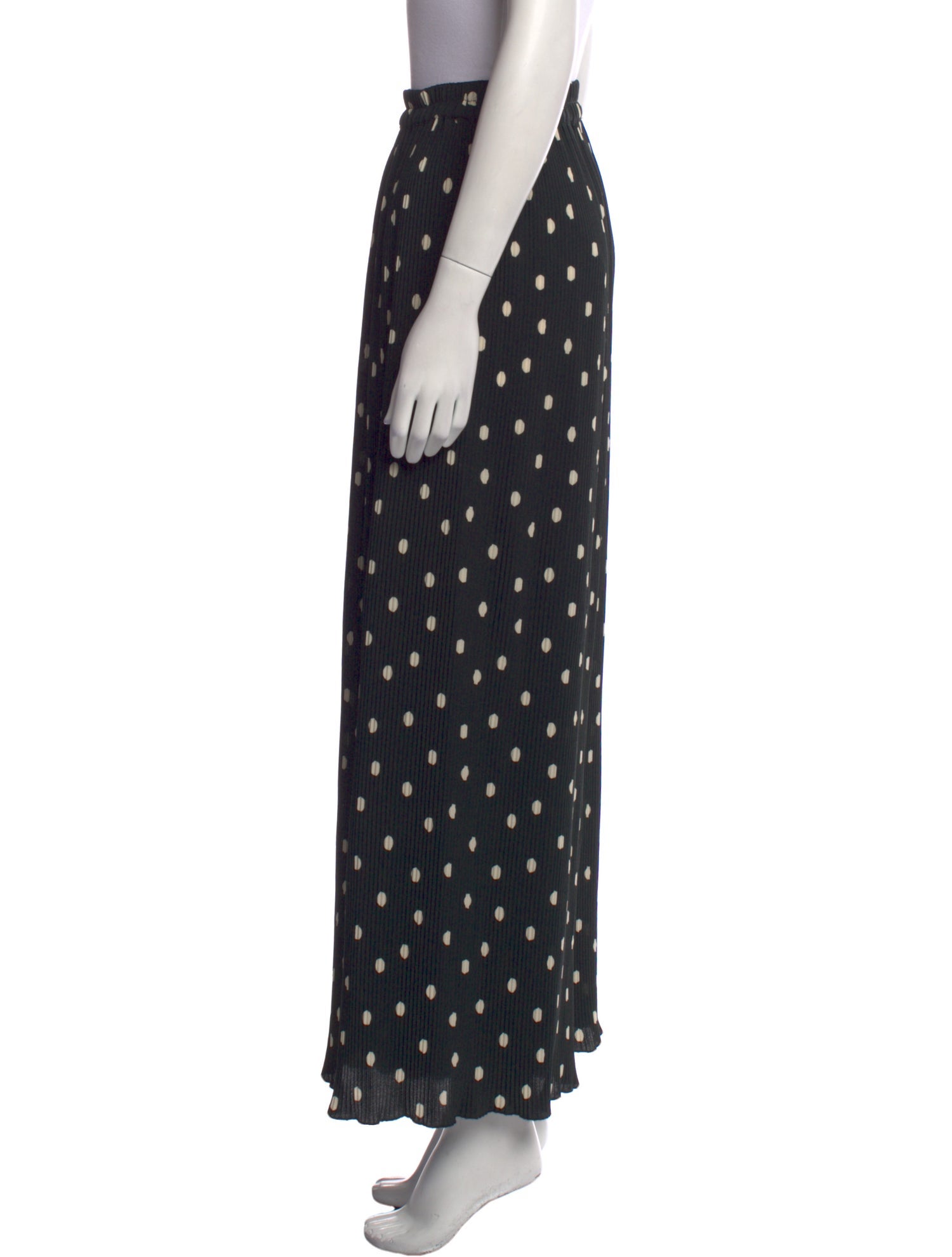 Sézane Polka Dot Print Wide Leg Pants
