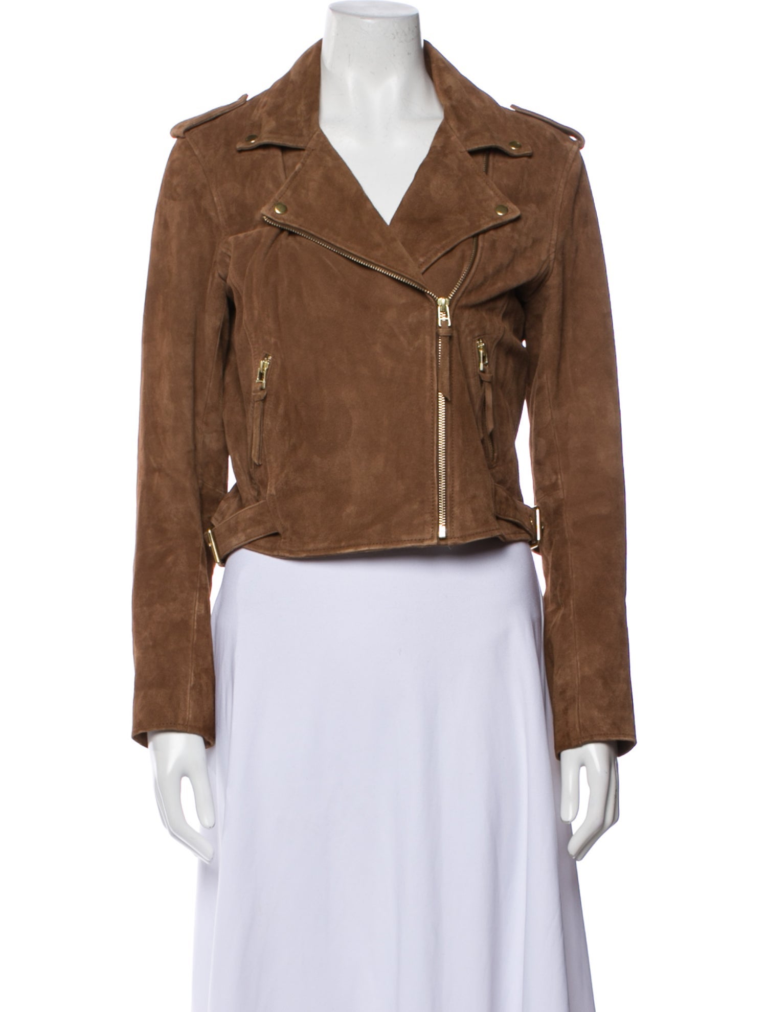 Sézane Leather Biker Jacket