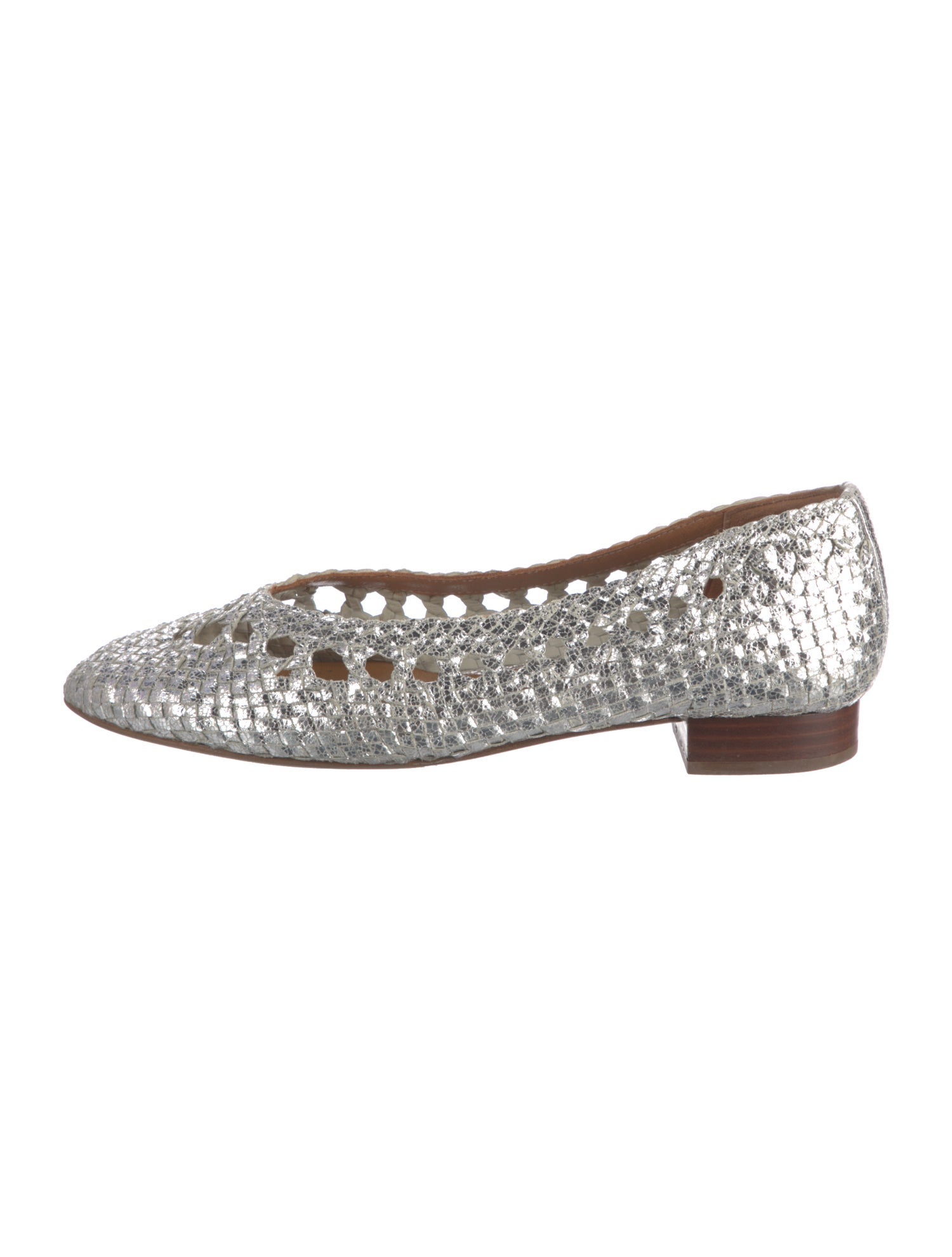Sézane Leather Ballet Flats