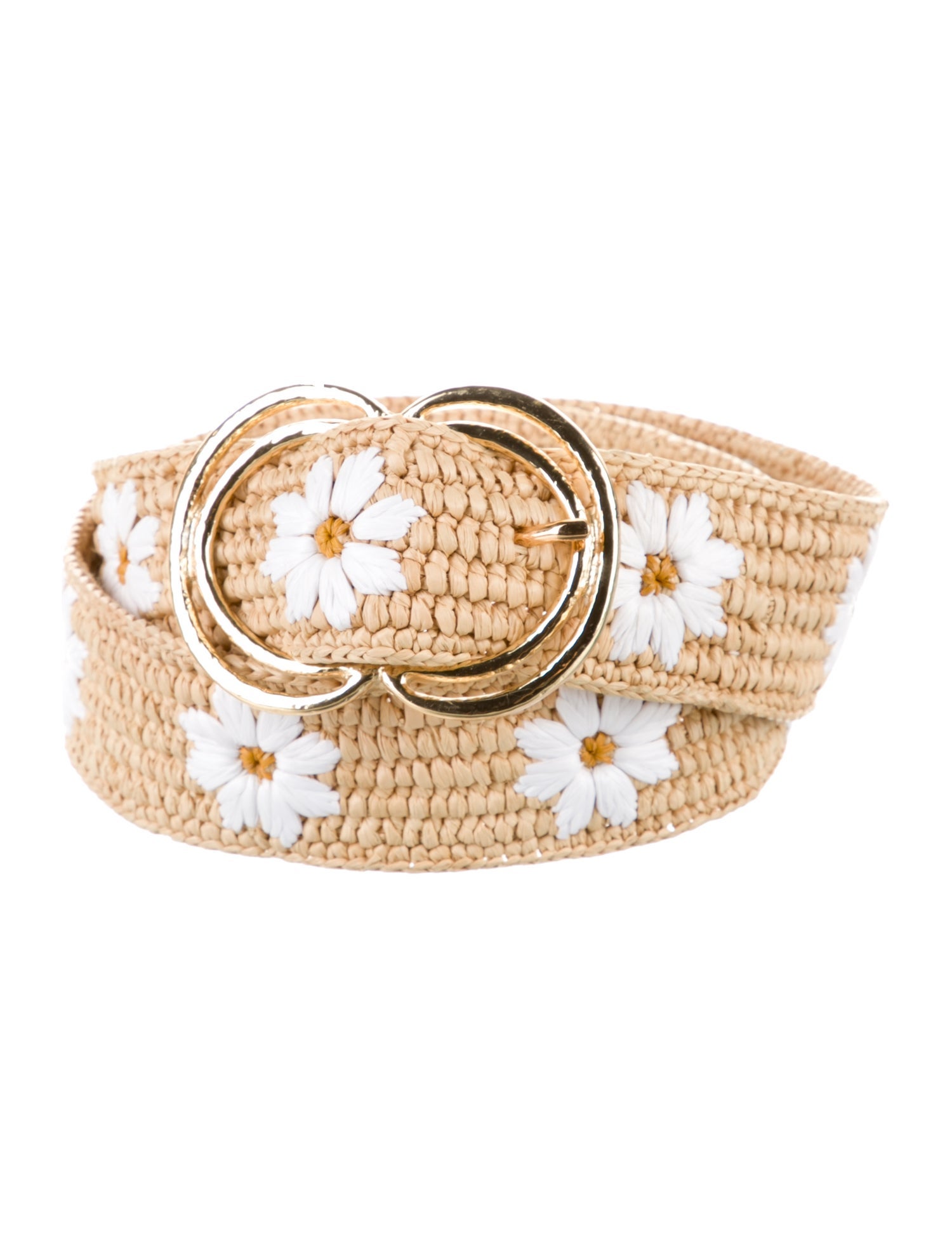 Sézane Raffia Waist Belt