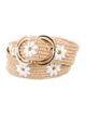 Sézane Raffia Waist Belt