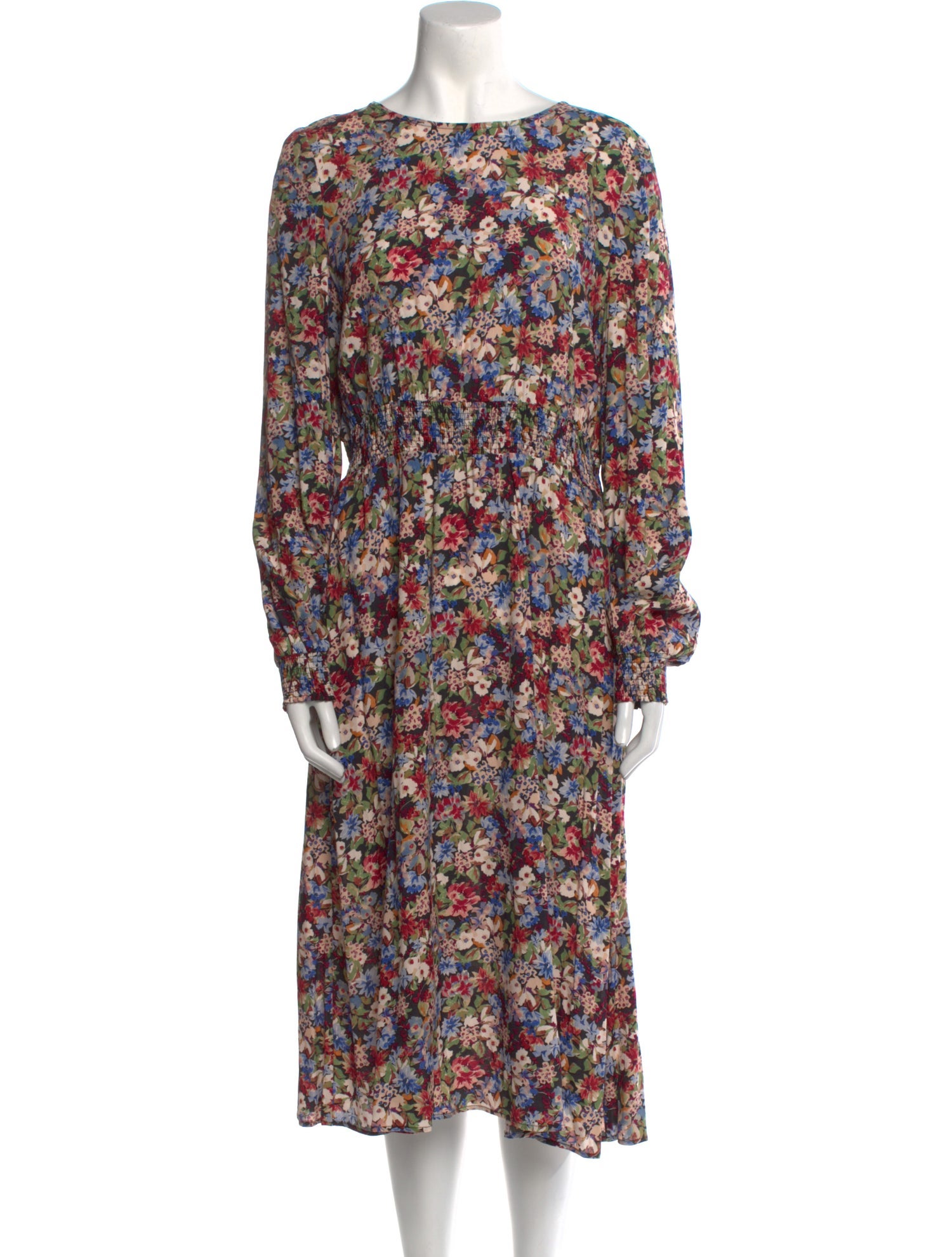 Sézane Floral Print Midi Length Dress w/ Tags