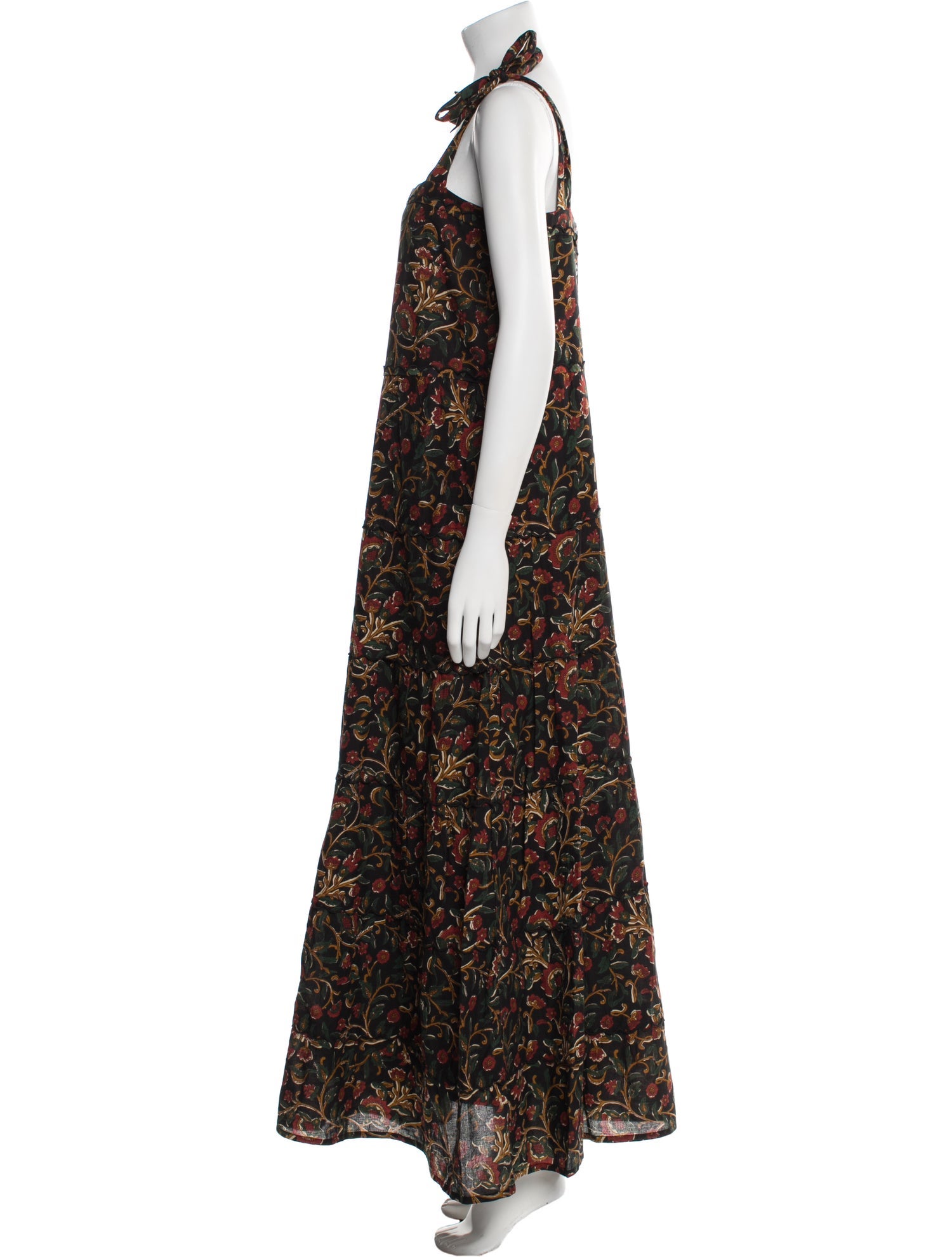 Sézane Floral Print Long Dress