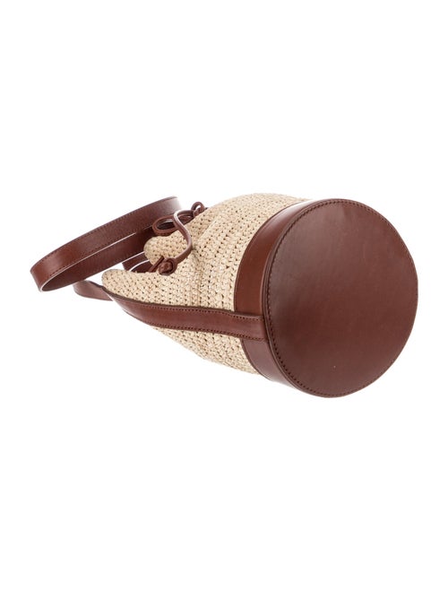 Sézane Raffia Bucket Bag