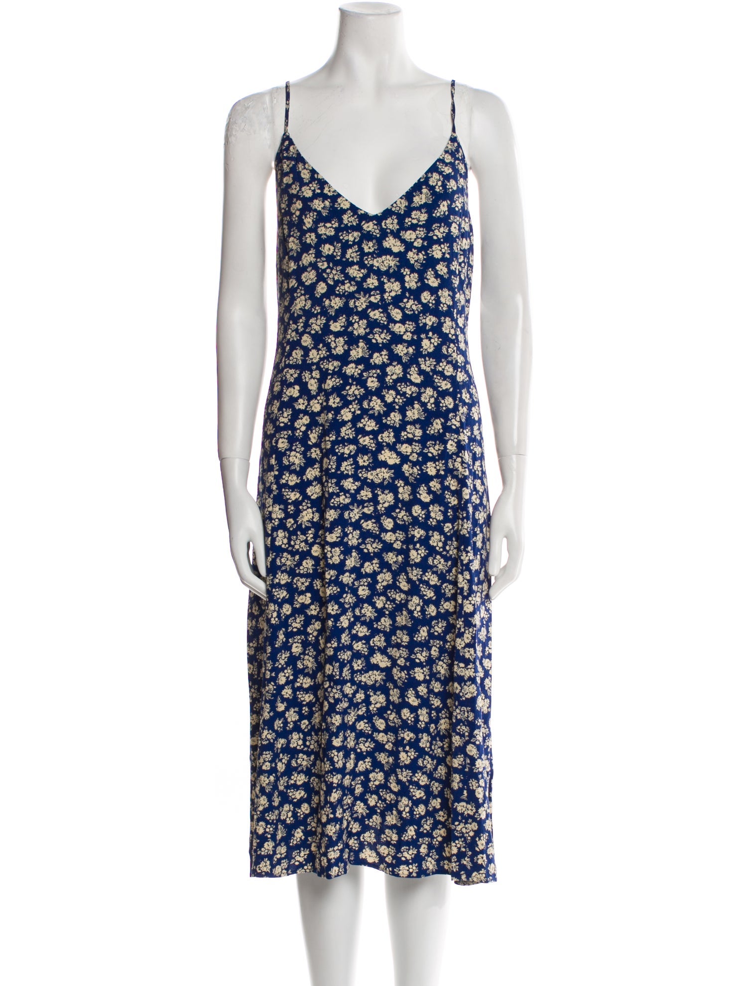 Sézane Floral Print Midi Length Dress w/ Tags