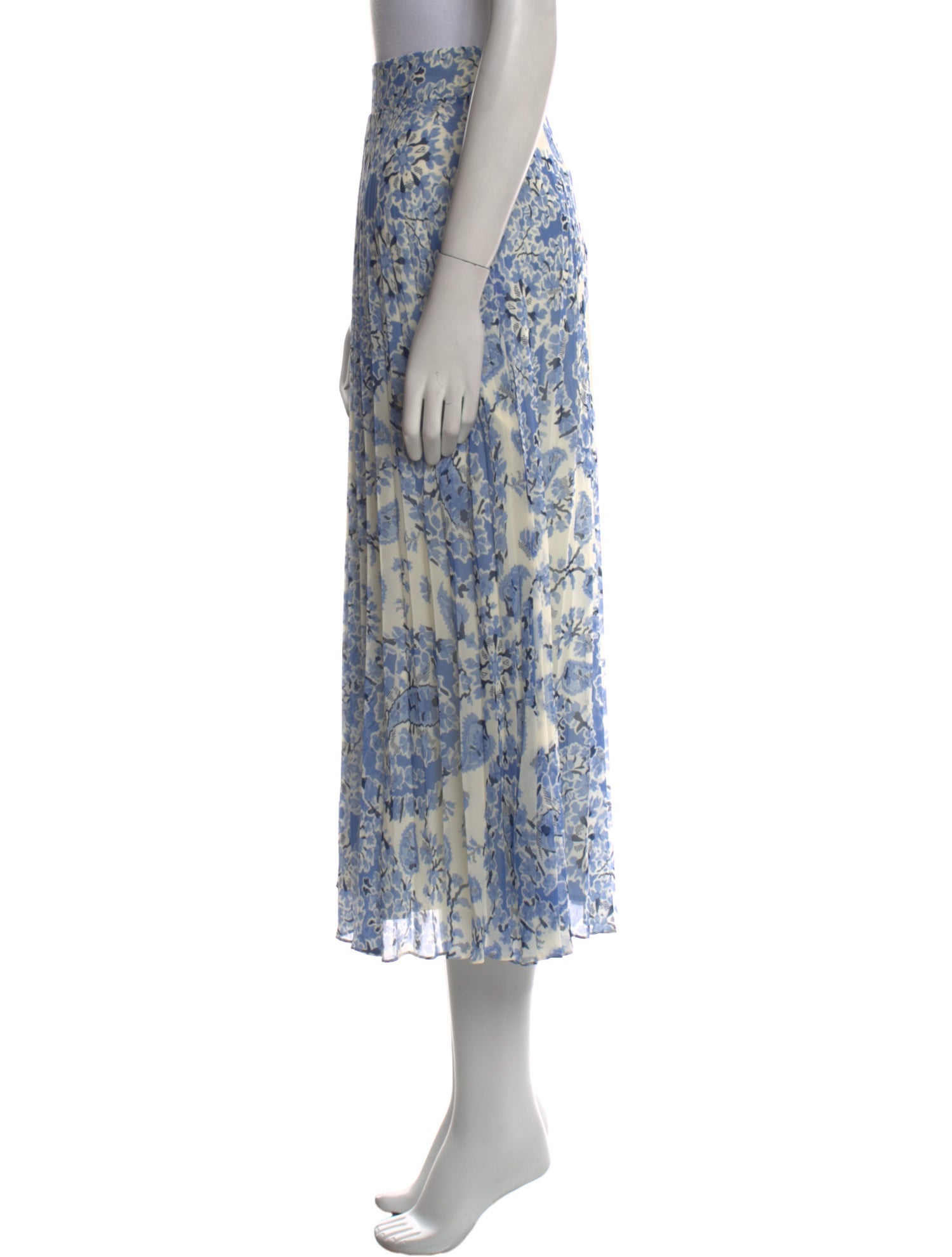 Sézane Floral Print Midi Length Skirt w/ Tags