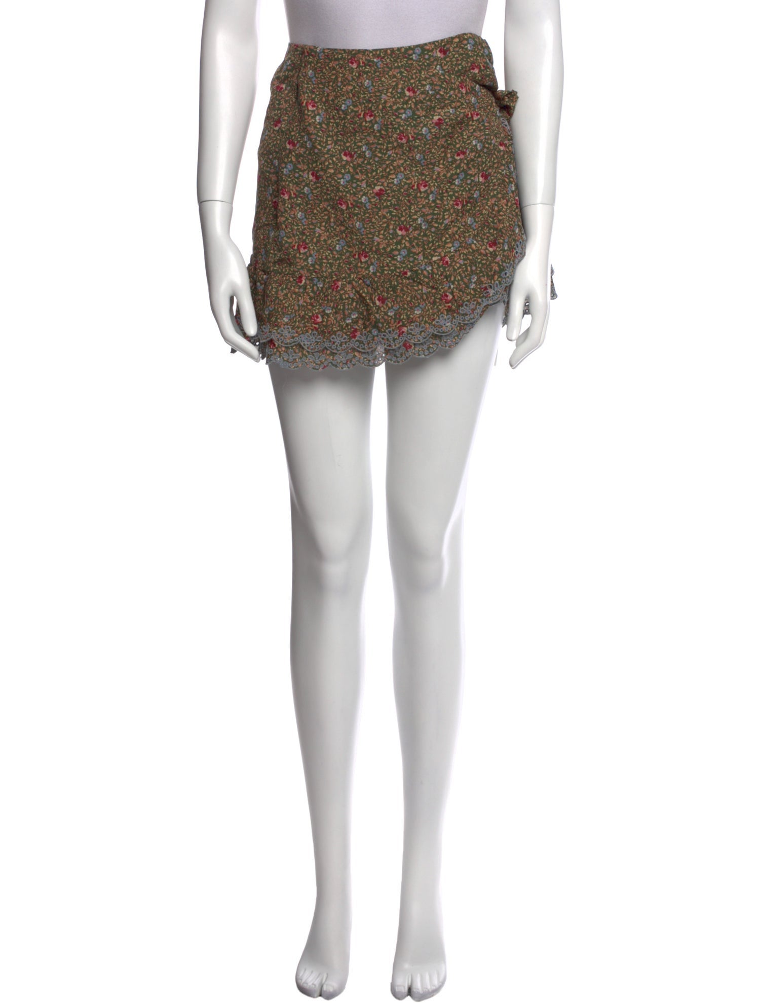 Sézane Floral Print Mini Skirt w/ Tags