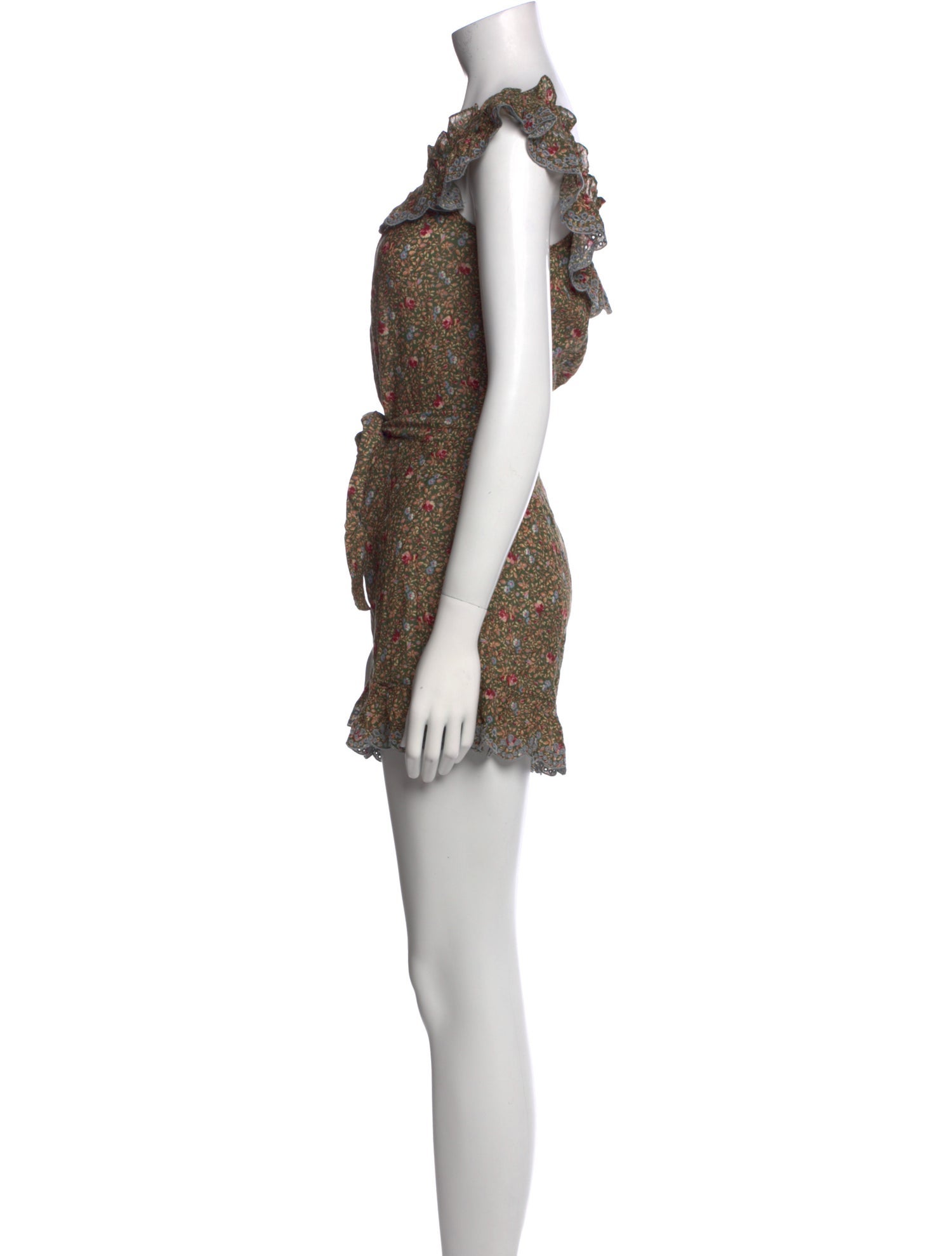 Sézane Printed Scoop Neck Romper w/ Tags