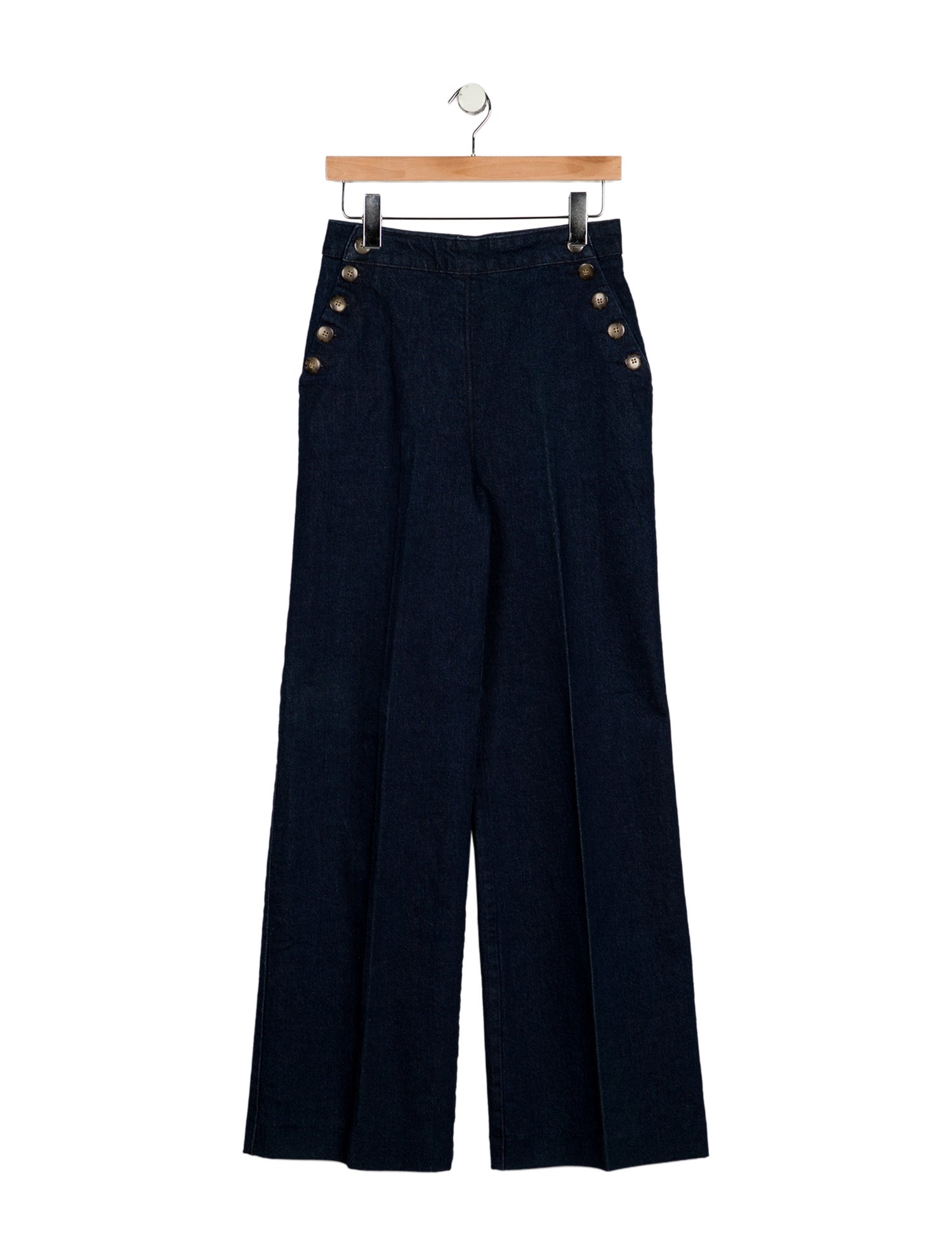 Sézane High-Rise Wide Leg Jeans