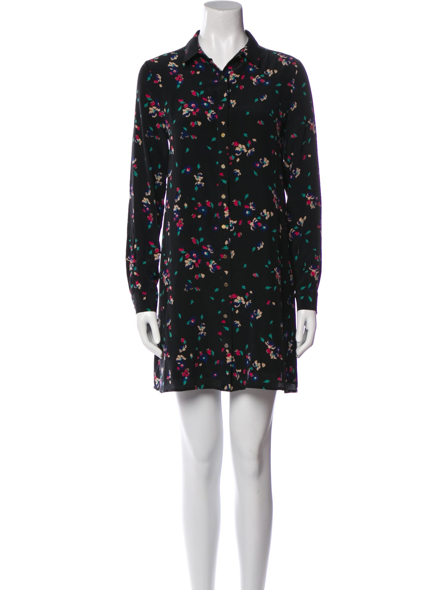 Sézane Silk Mini Dress