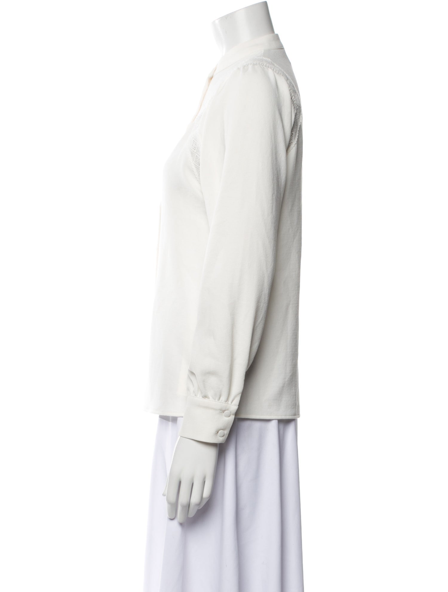 Sézane Long Sleeve Button-Up Top