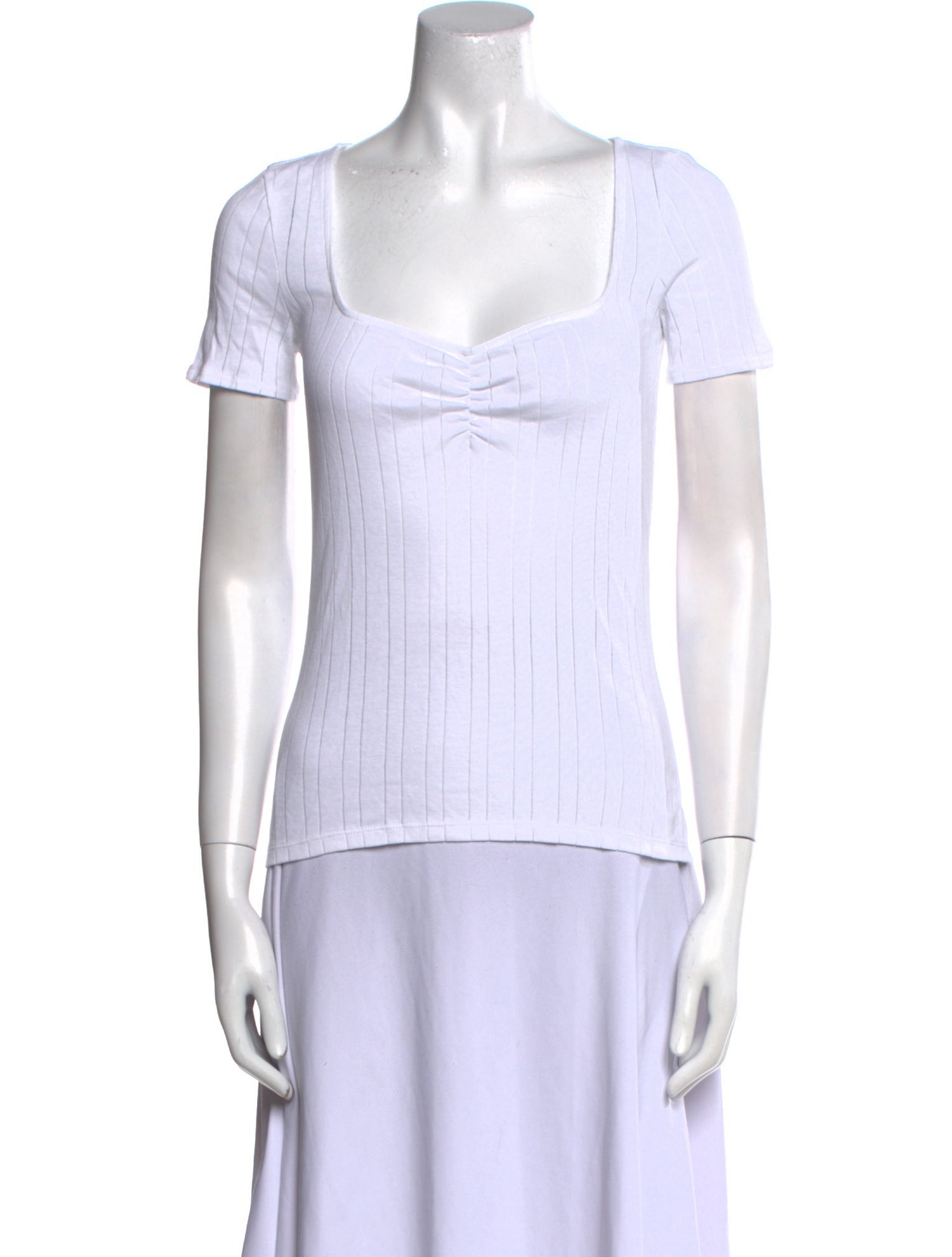 Sézane Square Neckline Short Sleeve T-Shirt w/ Tags