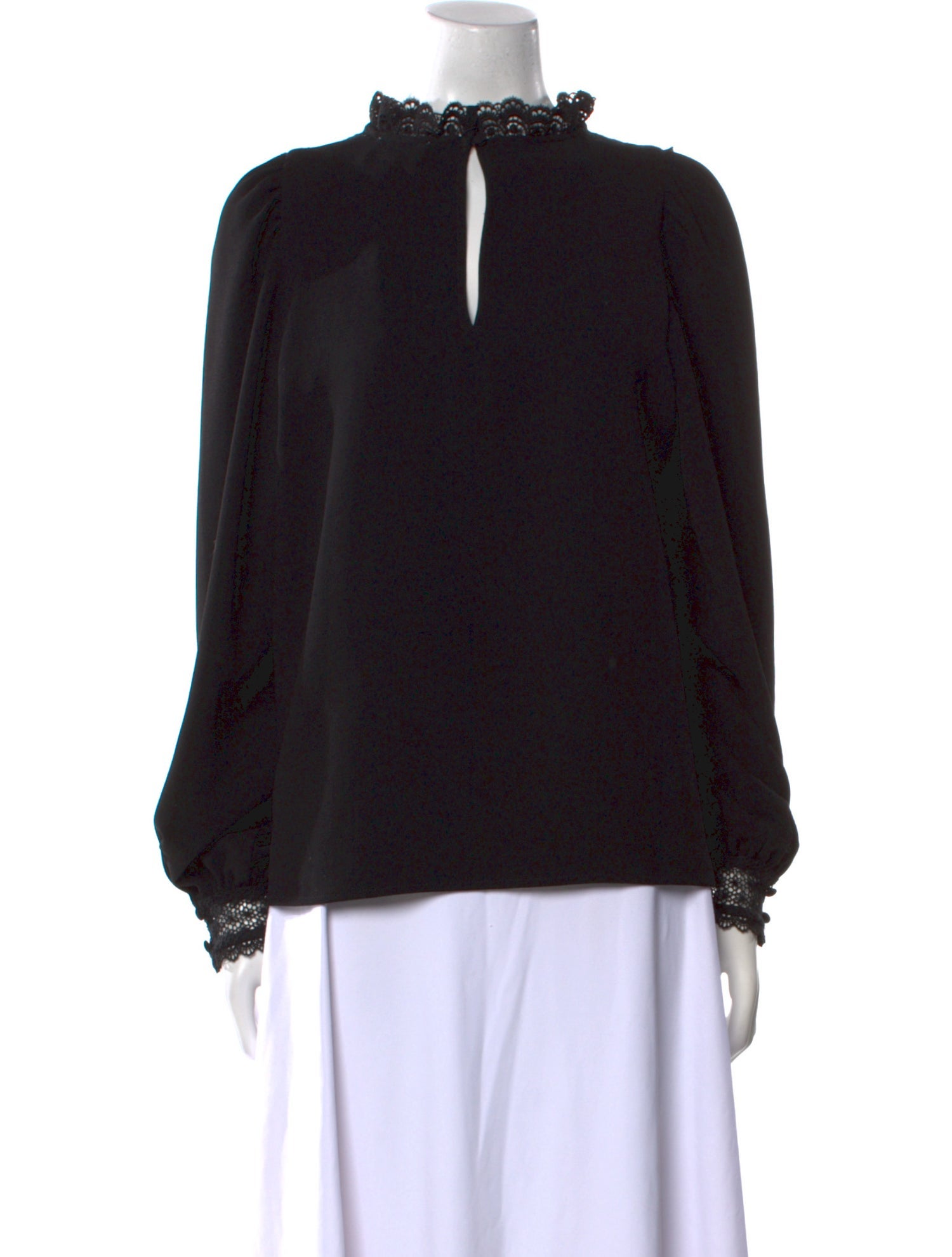 Sézane Mock Neck Long Sleeve Blouse w/ Tags