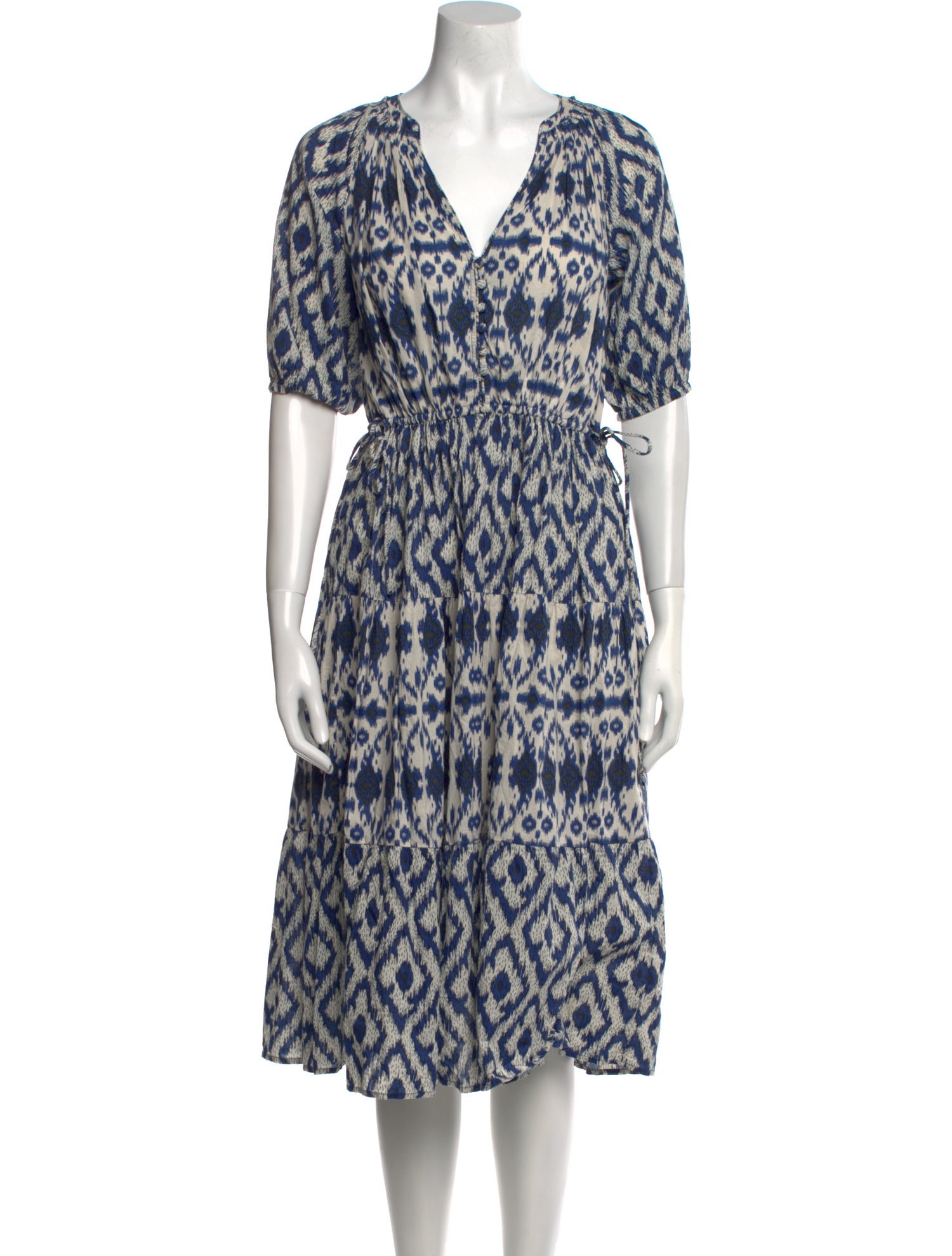 Sézane Printed Midi Length Dress