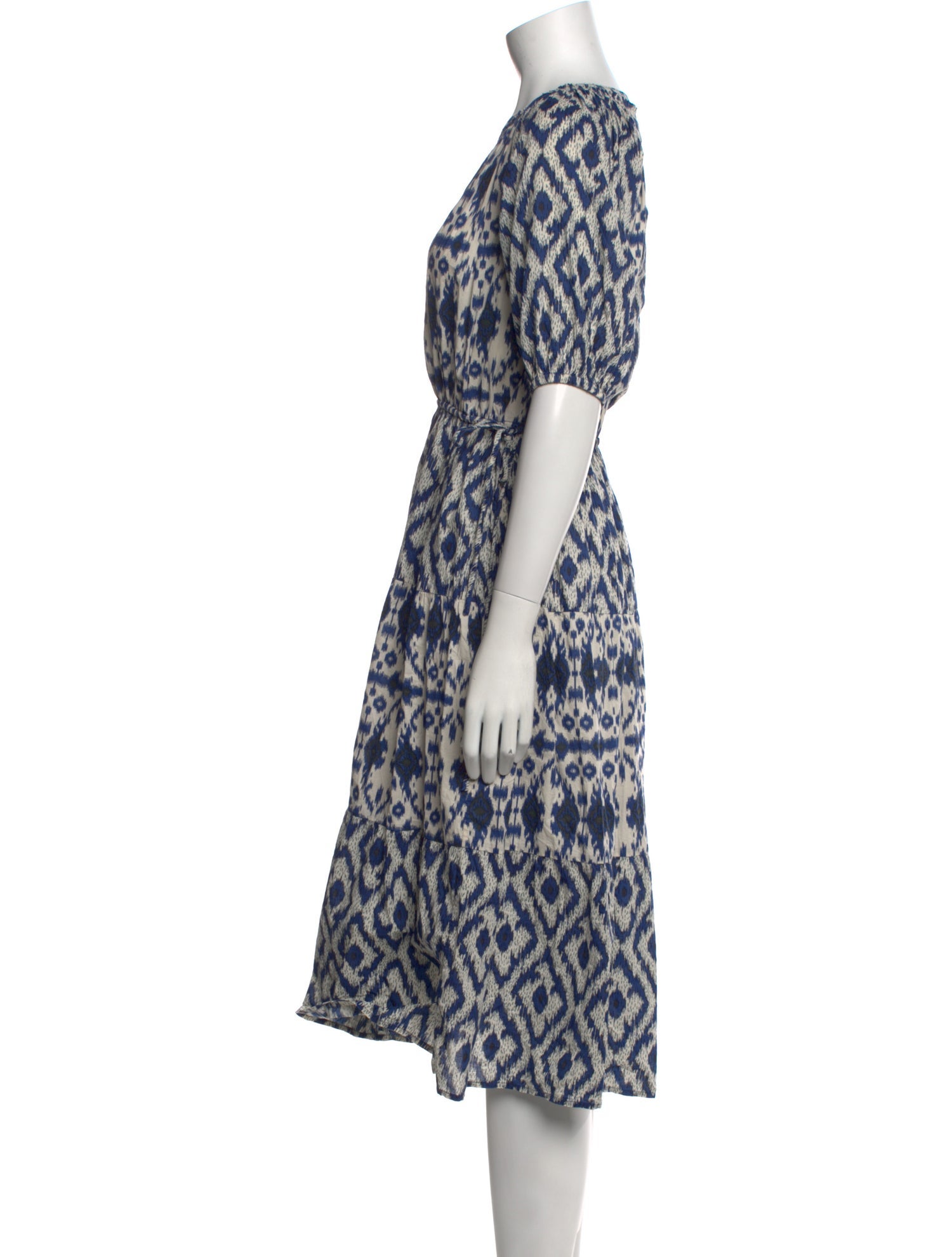 Sézane Printed Midi Length Dress