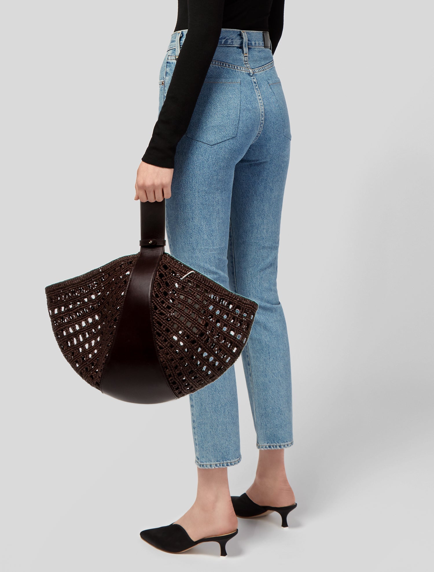 Sézane Leather Evening Bag