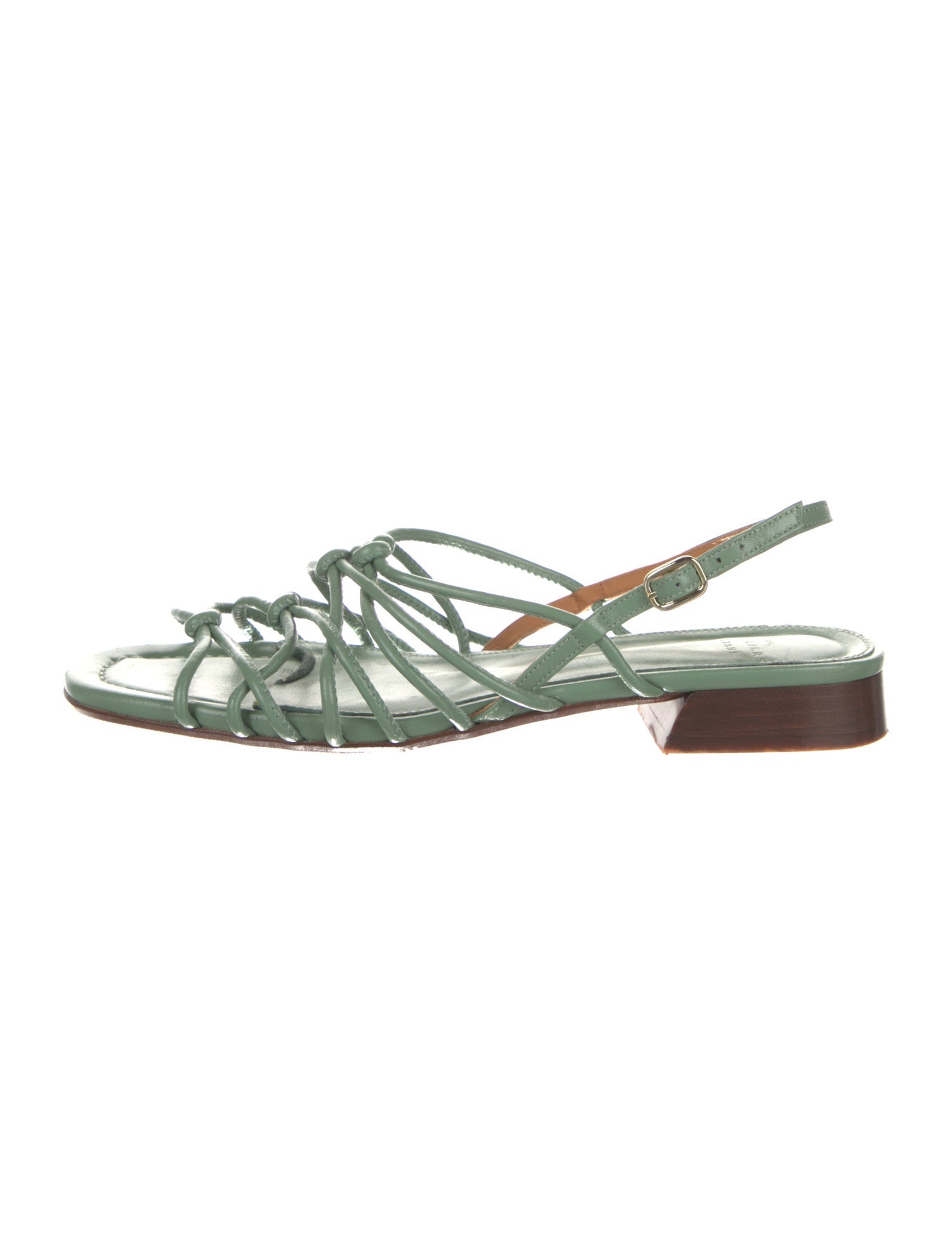 Sézane Leather Slingback Sandals
