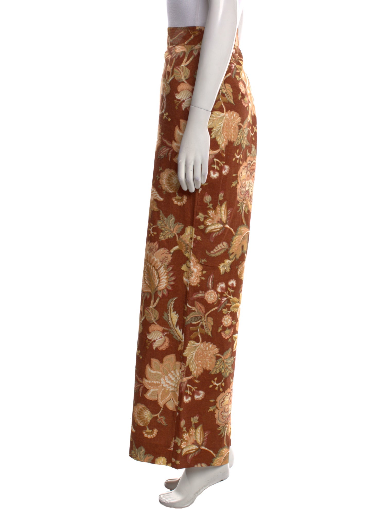 Sézane Linen Wide Leg Pants