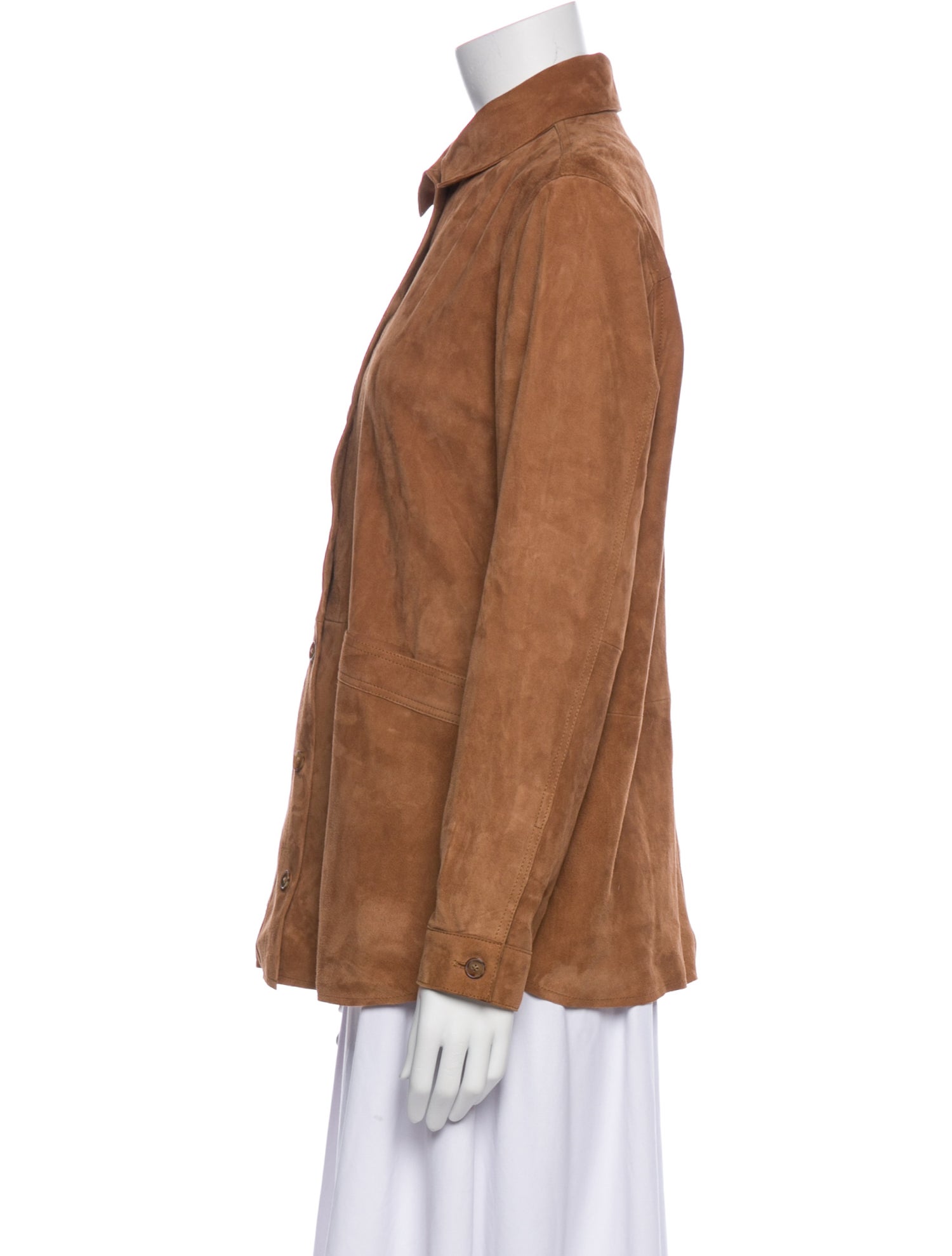 Sézane Goat Leather Utility Jacket w/ Tags