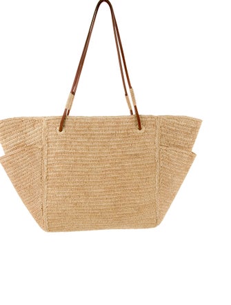 Sézane Raffia Tote