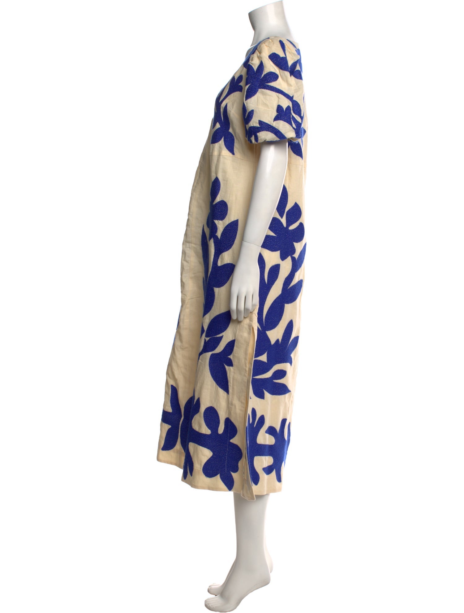 Sézane Printed Long Dress w/ Tags