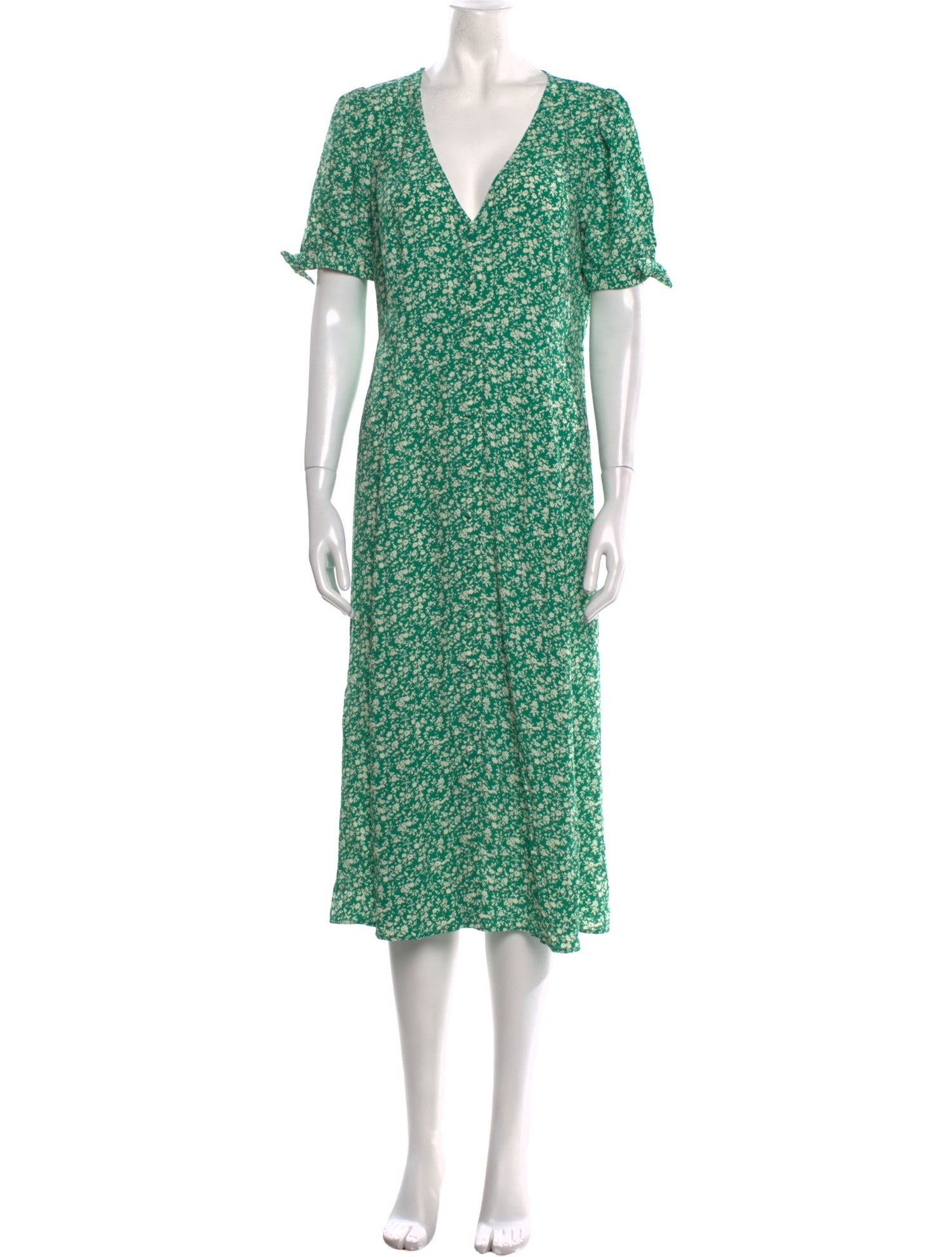 Sézane Floral Print Midi Length Dress w/ Tags