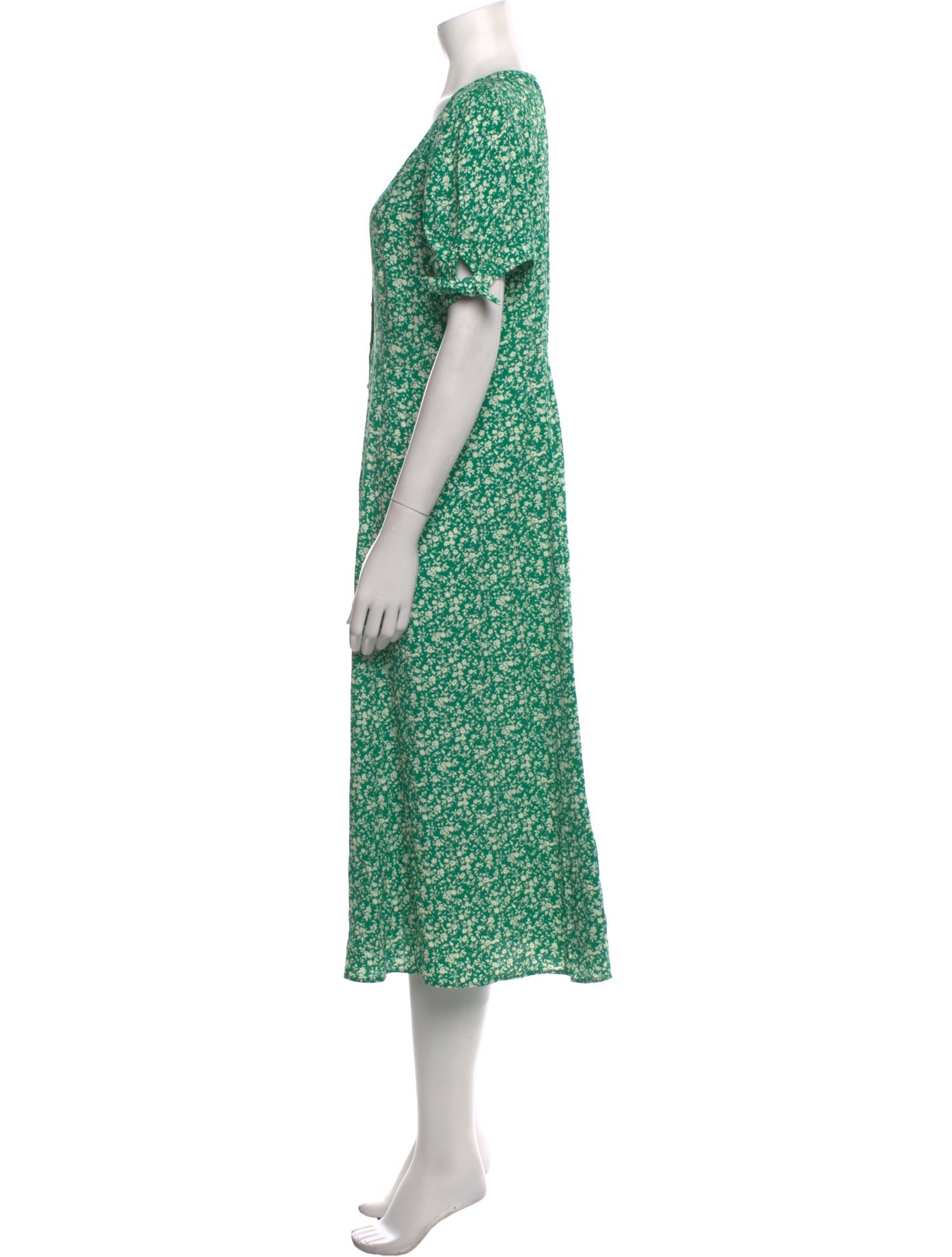 Sézane Floral Print Midi Length Dress w/ Tags