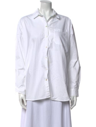 Sézane Long Sleeve Button-Up Top