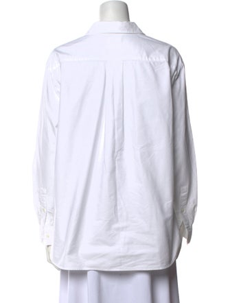 Sézane Long Sleeve Button-Up Top