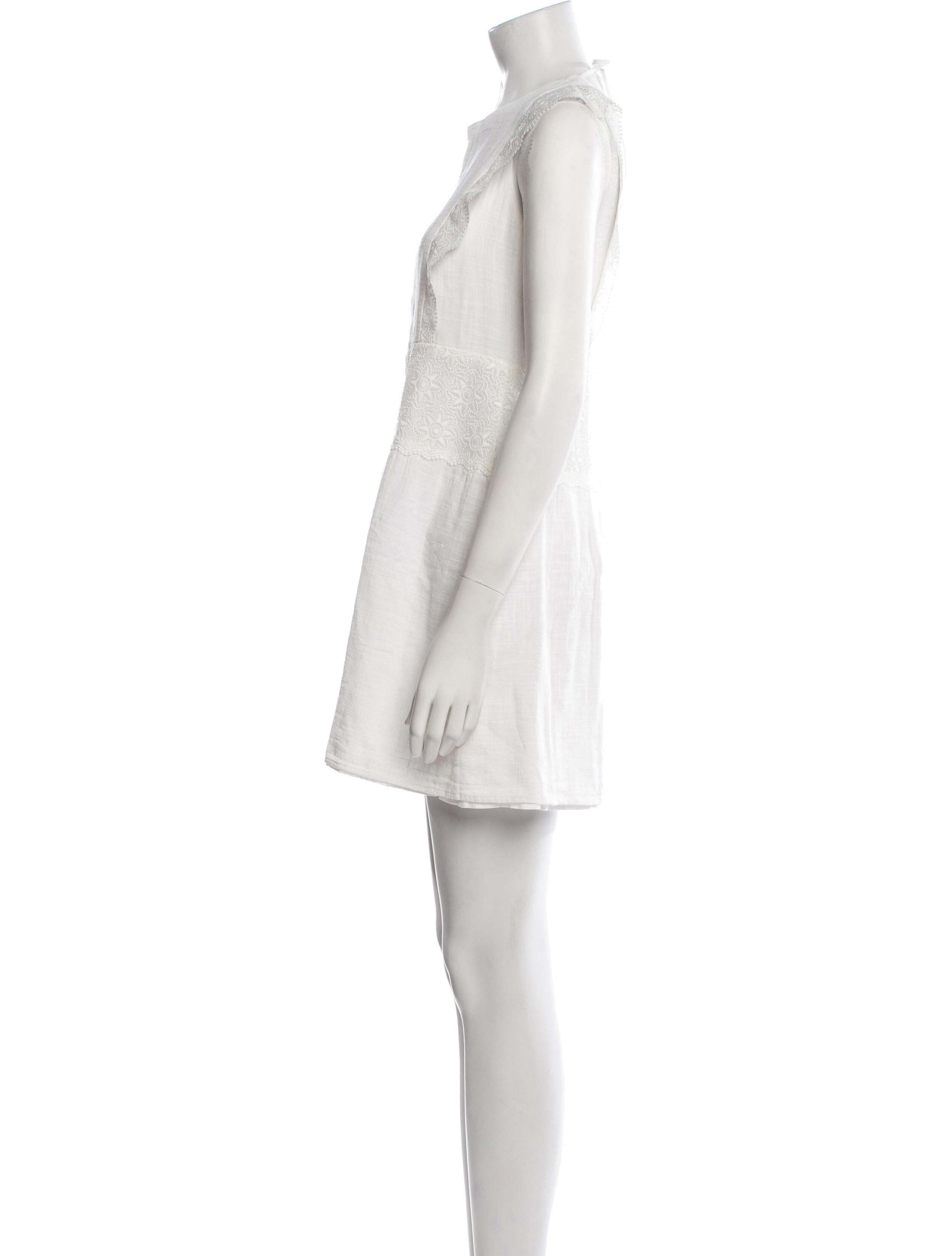 Sézane Crew Neck Mini Dress