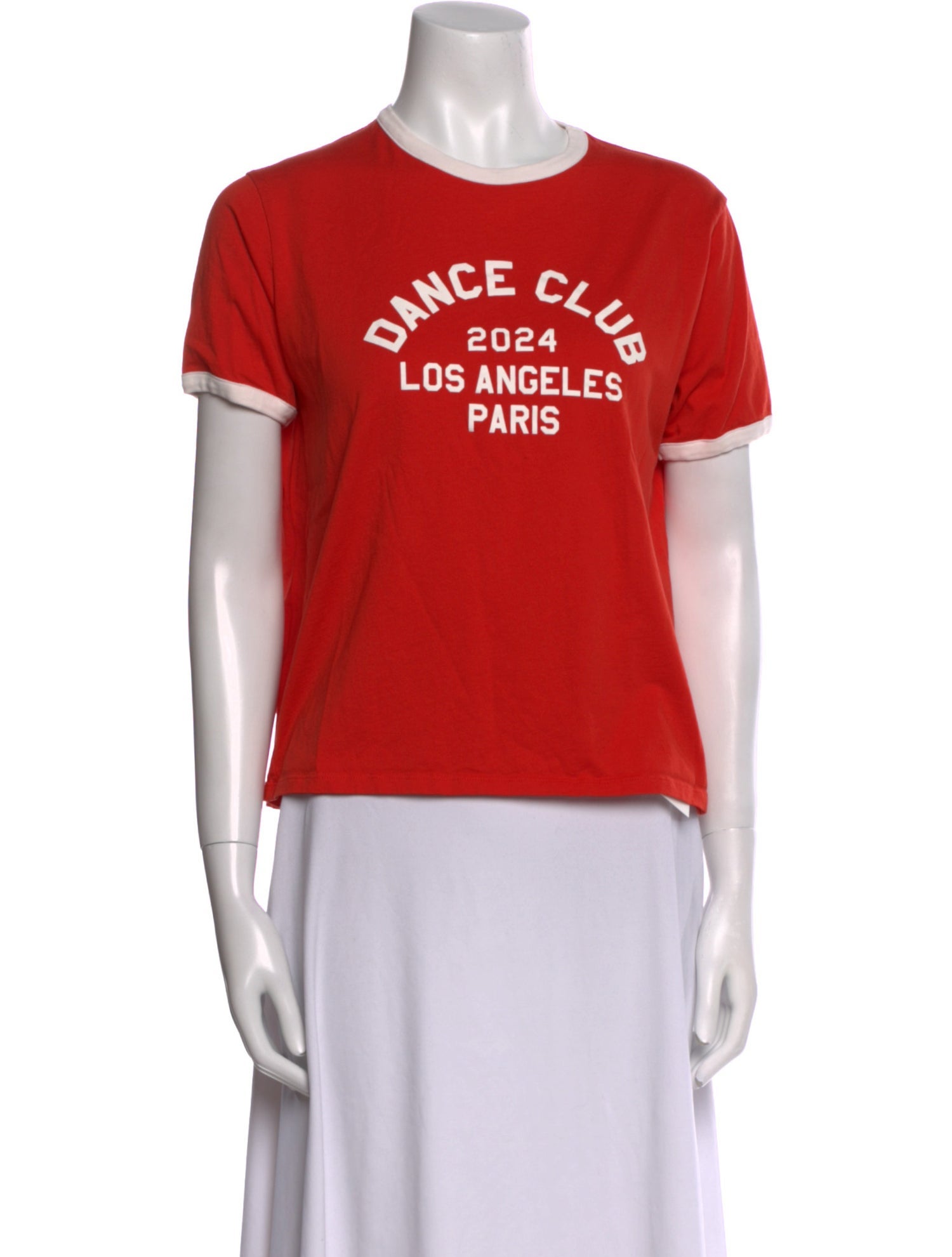 Sézane Graphic Print Crew Neck T-Shirt