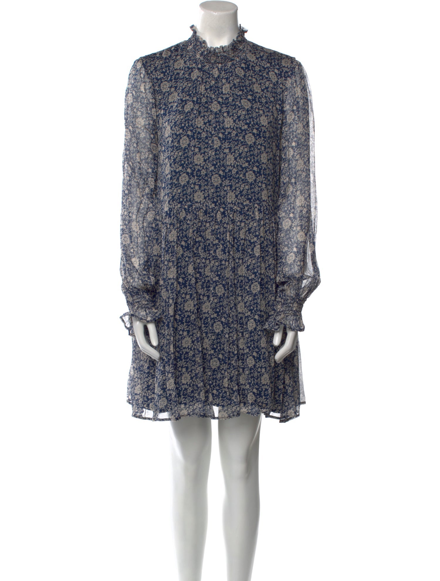 Sézane Floral Print Mini Dress w/ Tags