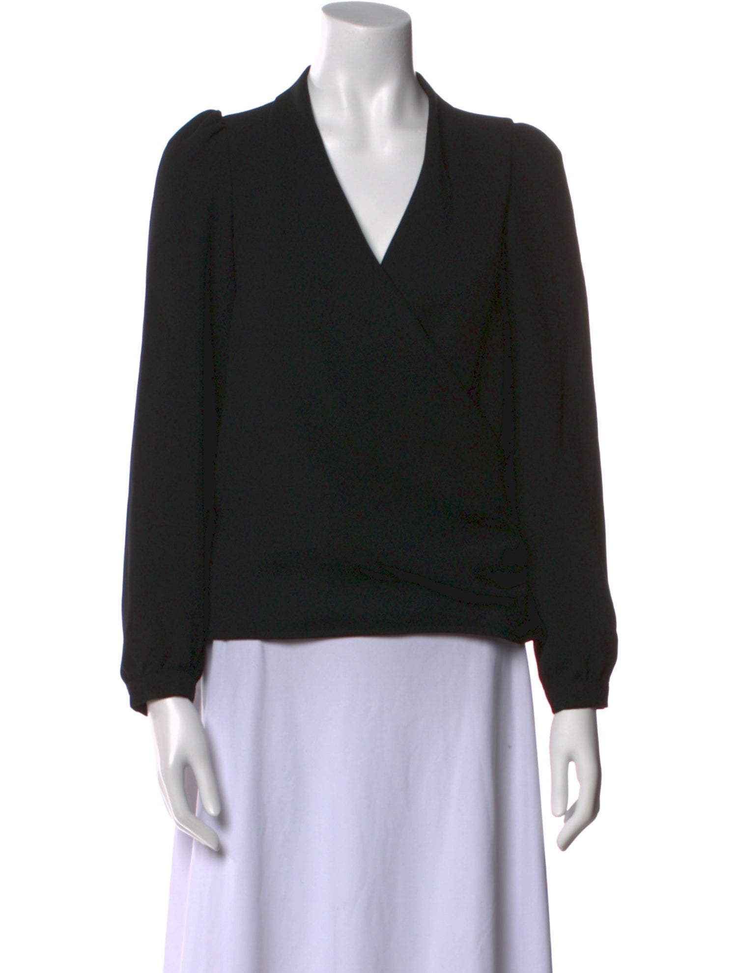 Sézane V-Neck Long Sleeve Sweatshirt