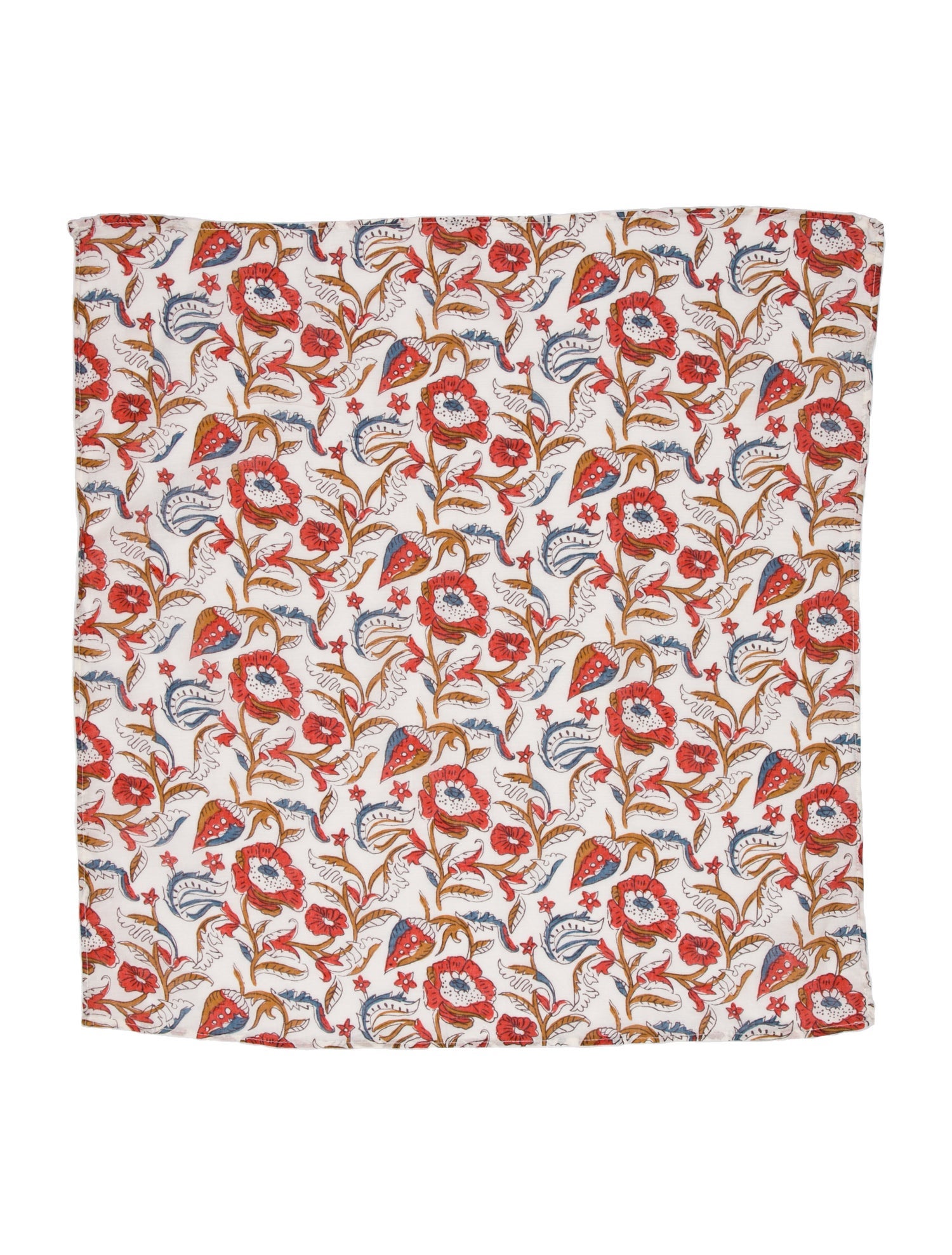 Sézane Canvas Floral Print Bandana