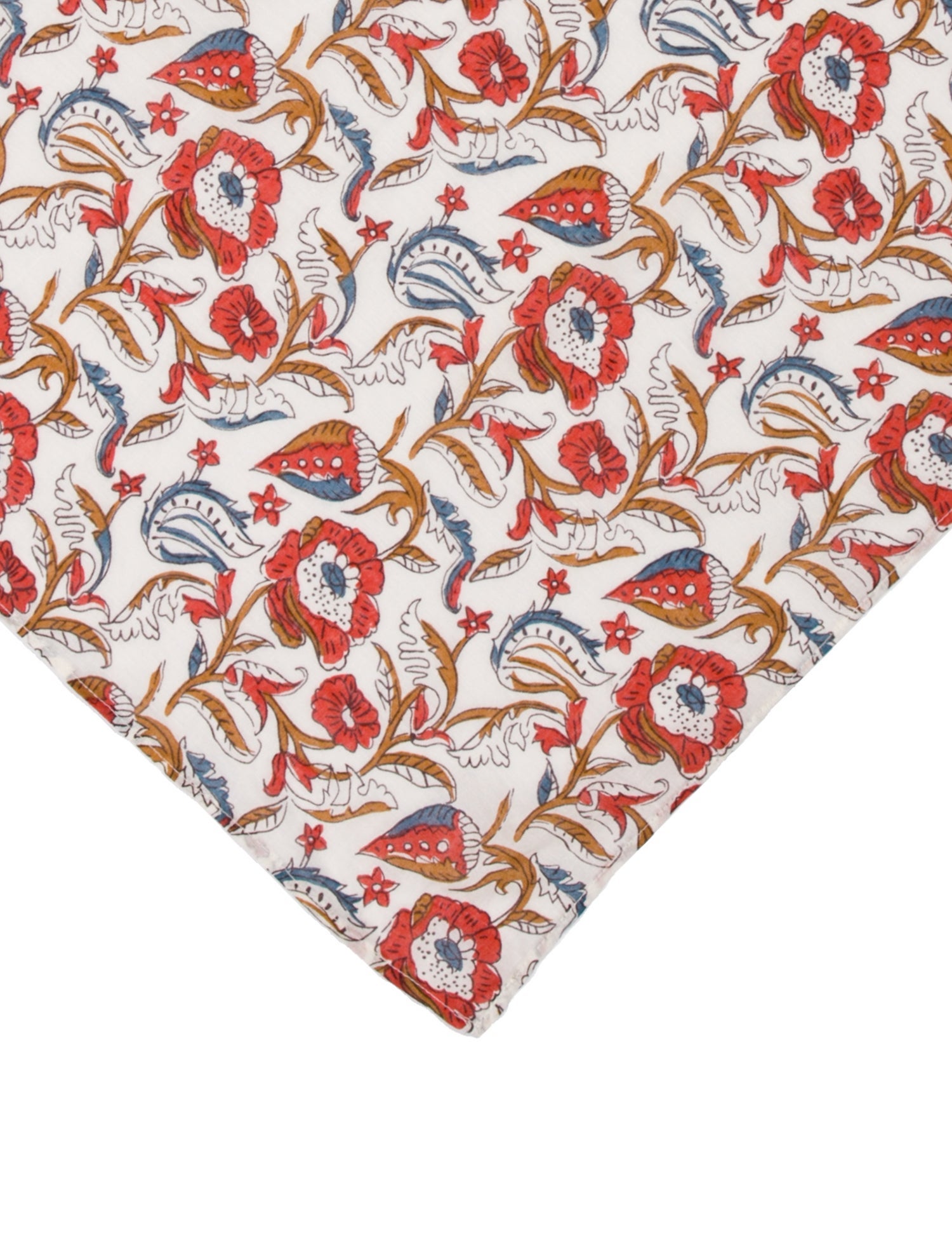 Sézane Canvas Floral Print Bandana
