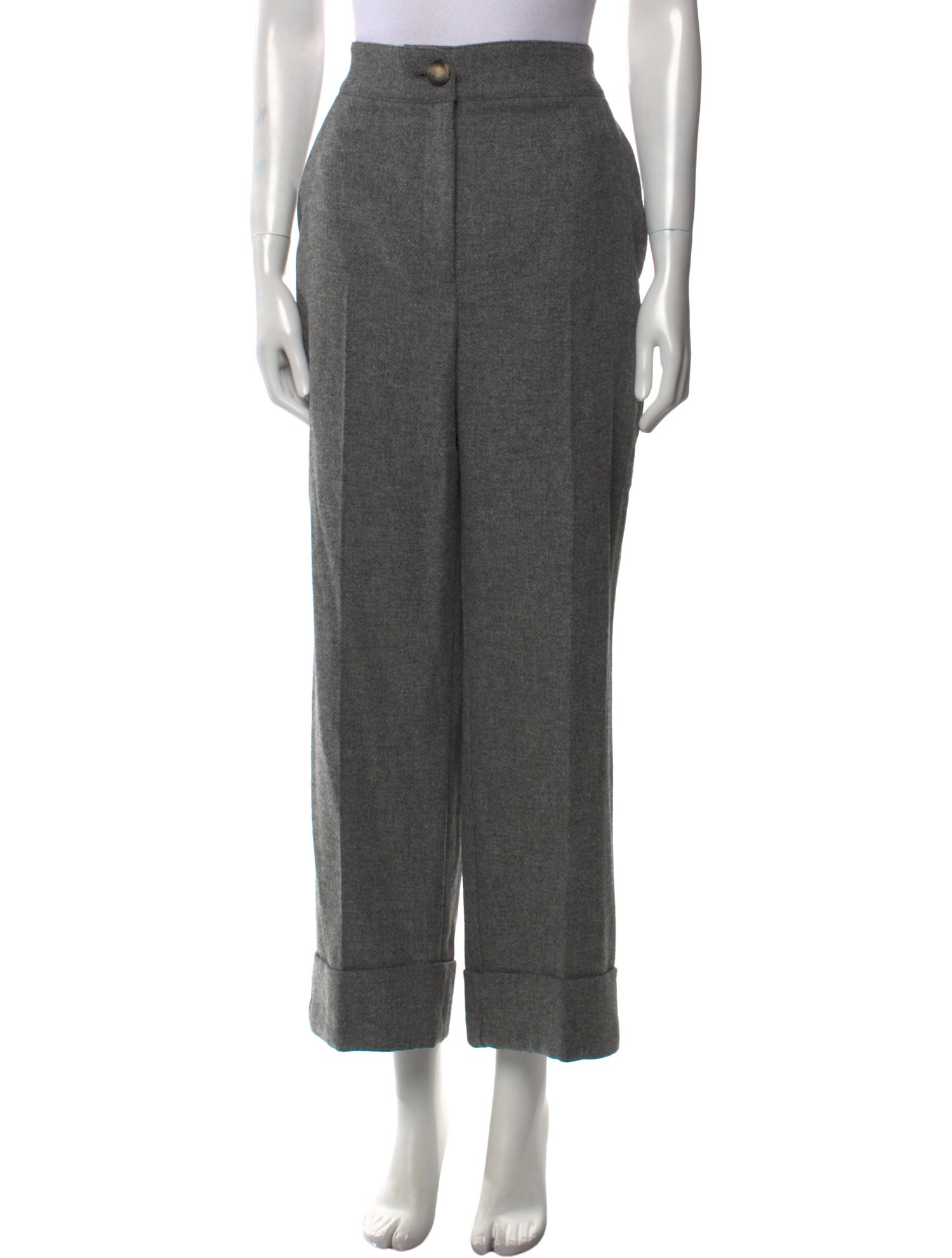 Sézane Virgin Wool Wide Leg Pants