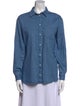 Sézane Long Sleeve Button-Up Top