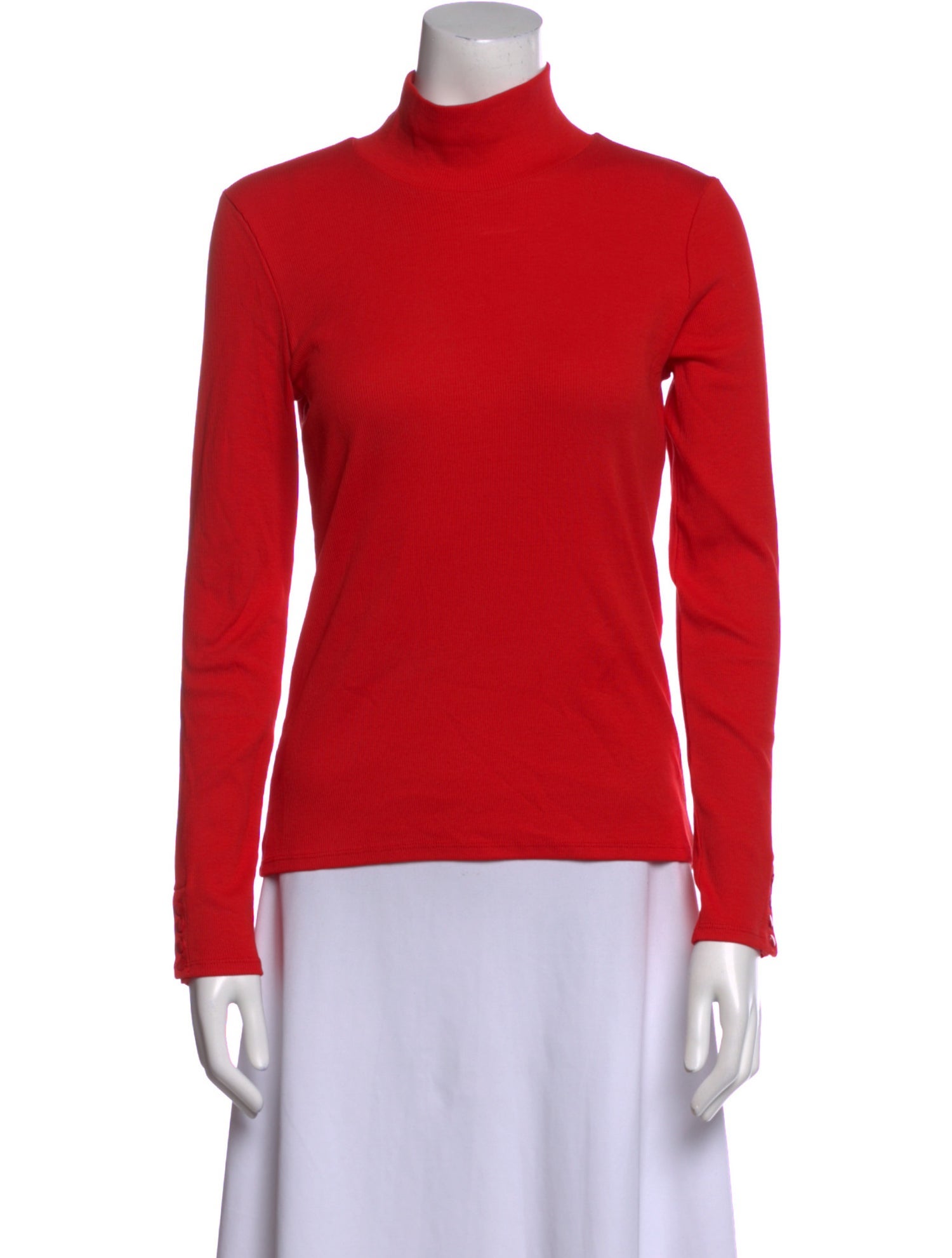 Sézane Turtleneck Long Sleeve Sweatshirt