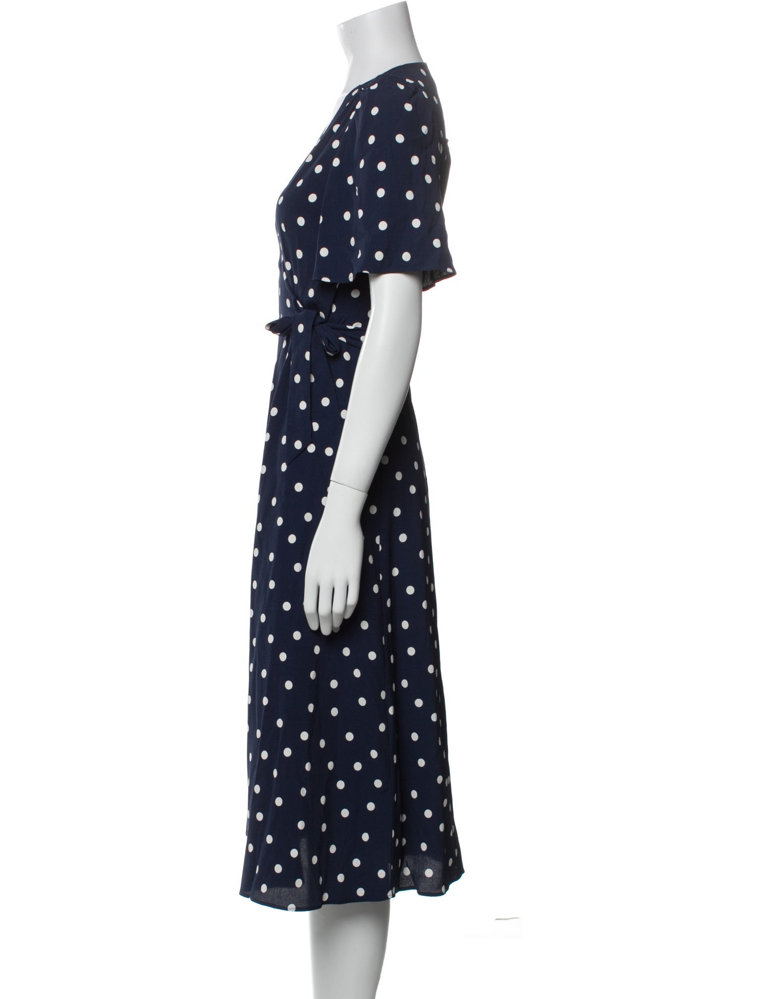 Sézane Polka Dot Print Long Dress