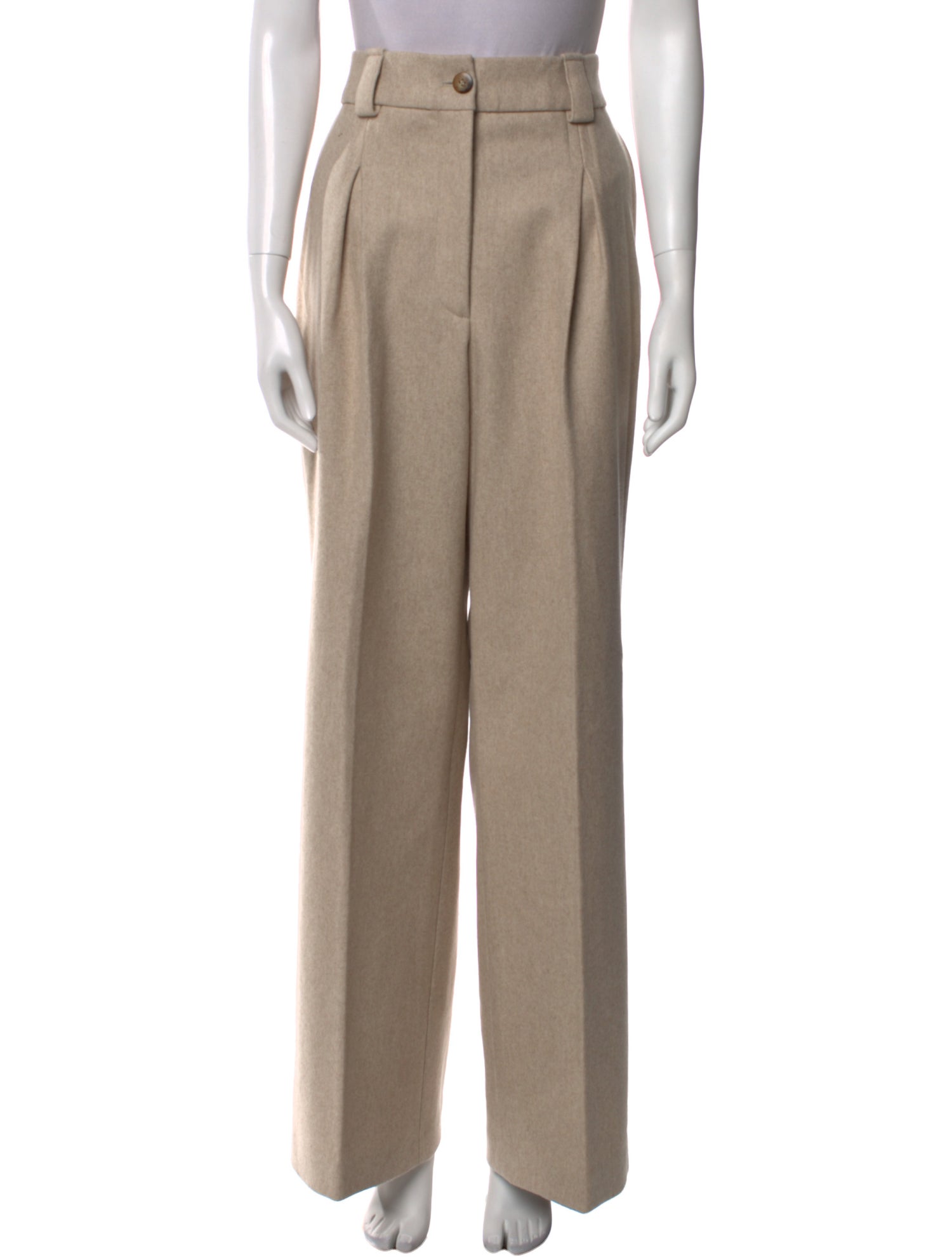 Sézane Virgin Wool Wide Leg Pants