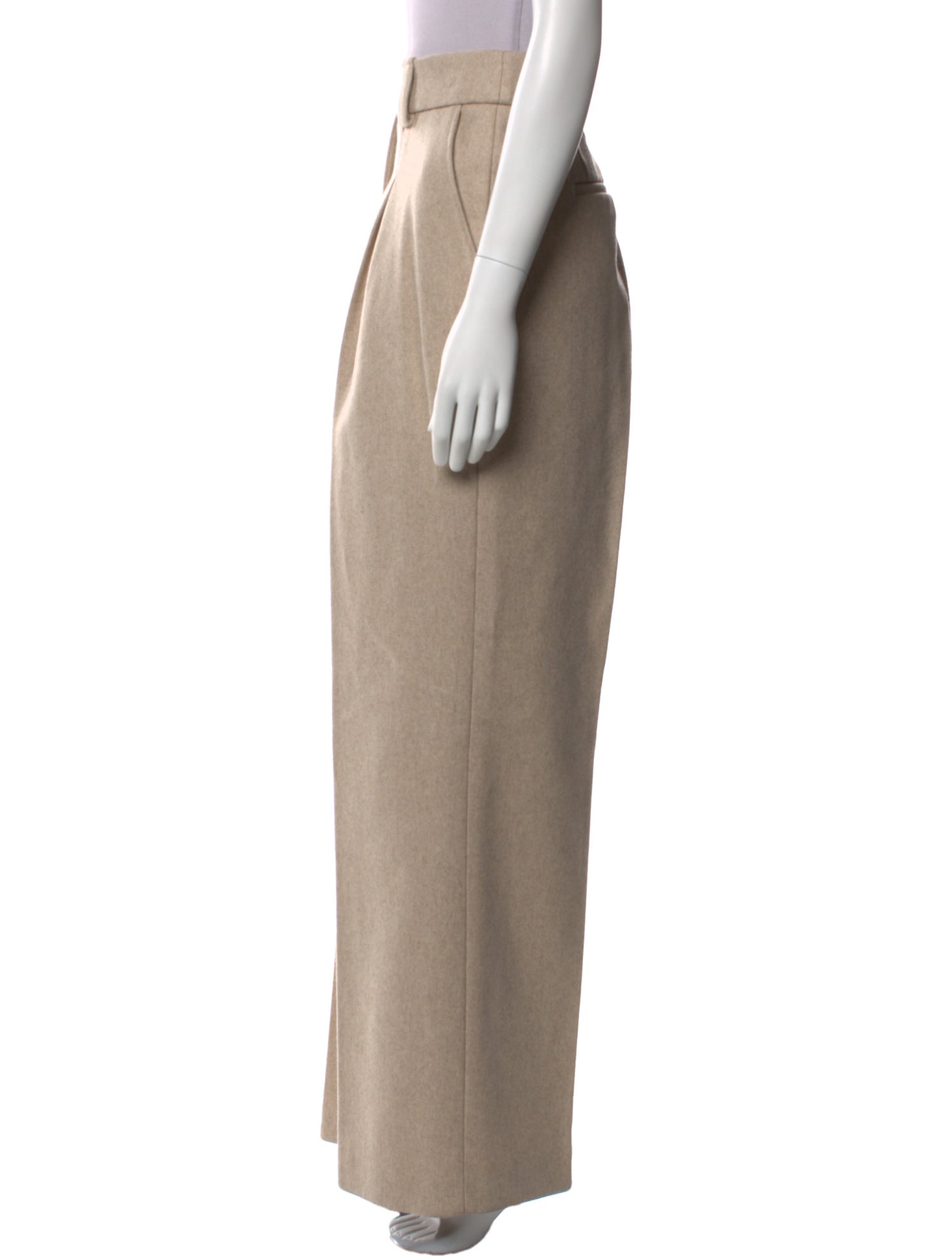 Sézane Virgin Wool Wide Leg Pants