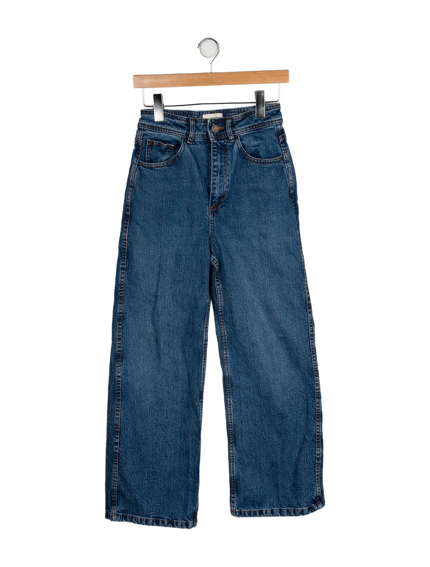 Sézane High-Rise Wide Leg Jeans