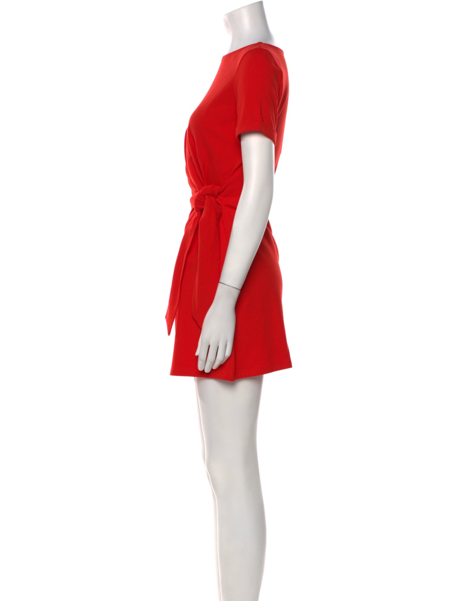 Sézane Bateau Neckline Mini Dress