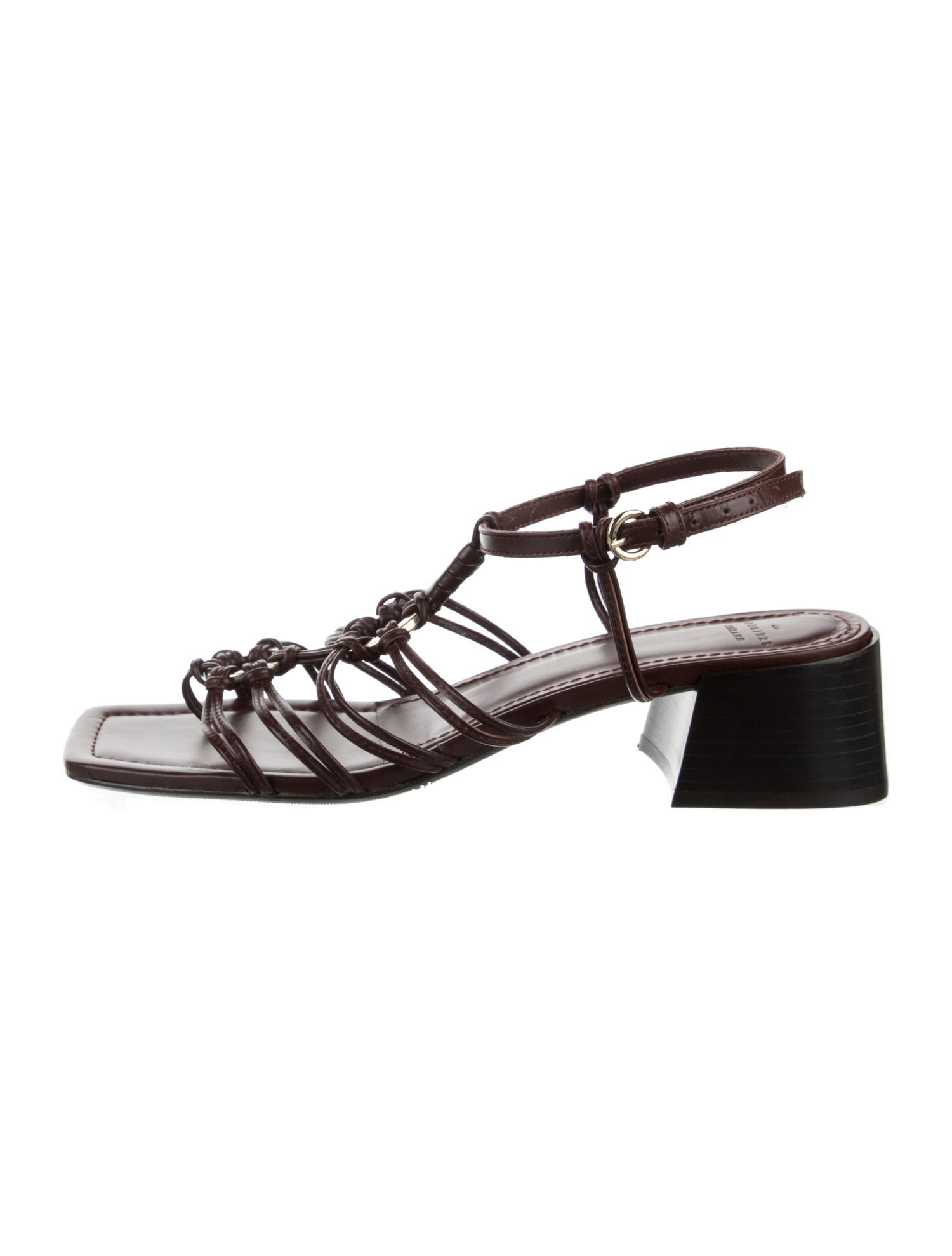 Sézane Leather Gladiator Sandals