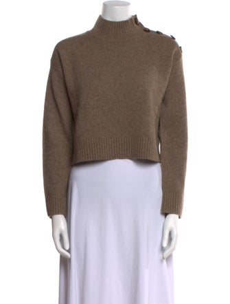 Sézane Wool Mock Neck Sweater