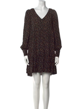 Sézane Floral Print Mini Dress