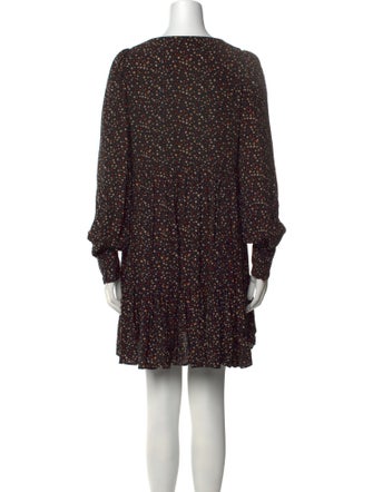 Sézane Floral Print Mini Dress