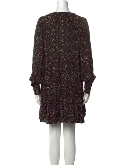 Sézane Floral Print Mini Dress